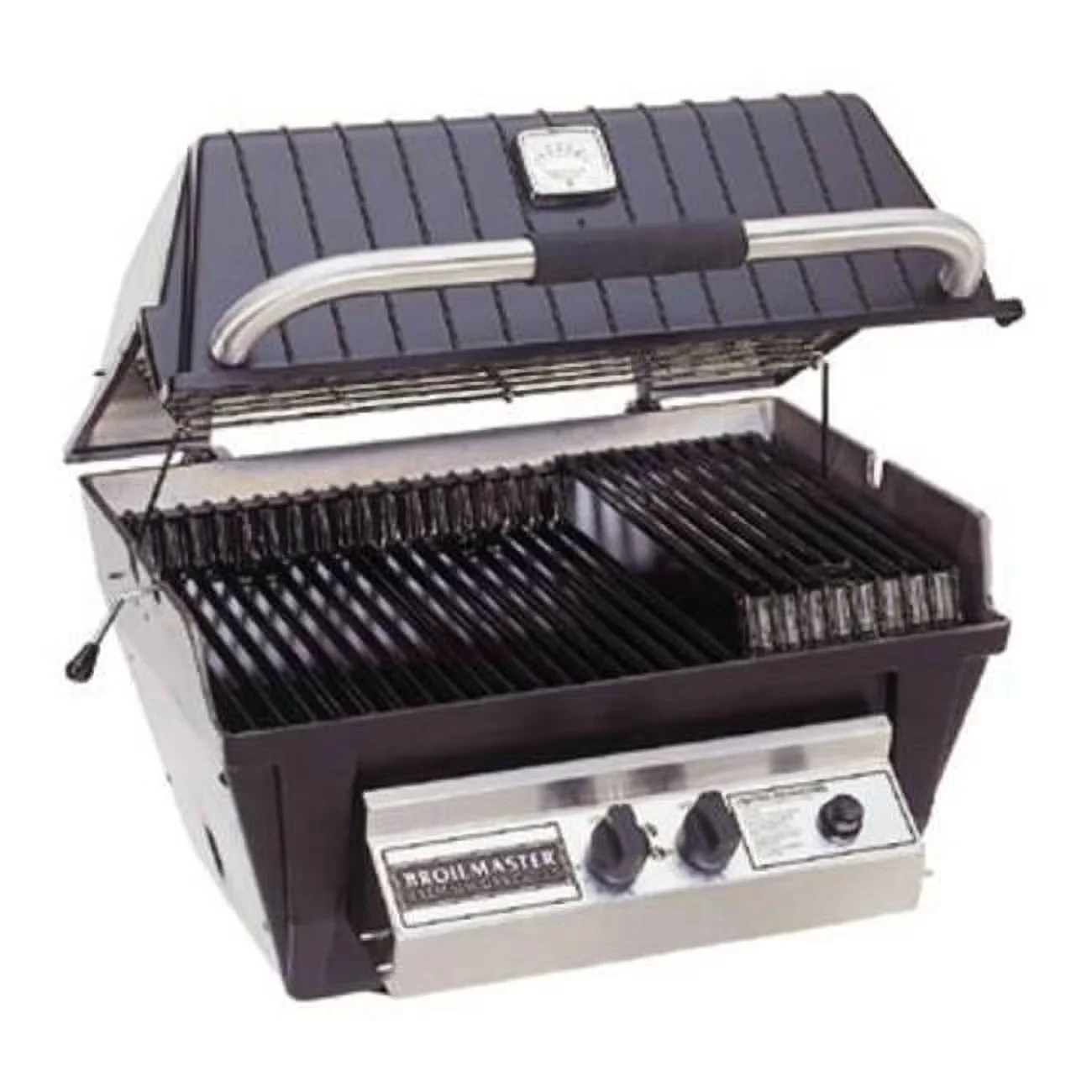 Efficient Gas Grill with Dual stainless steel burners, 473 sq. in. total cooking area - Stainless Steel Silver Model B7F95D