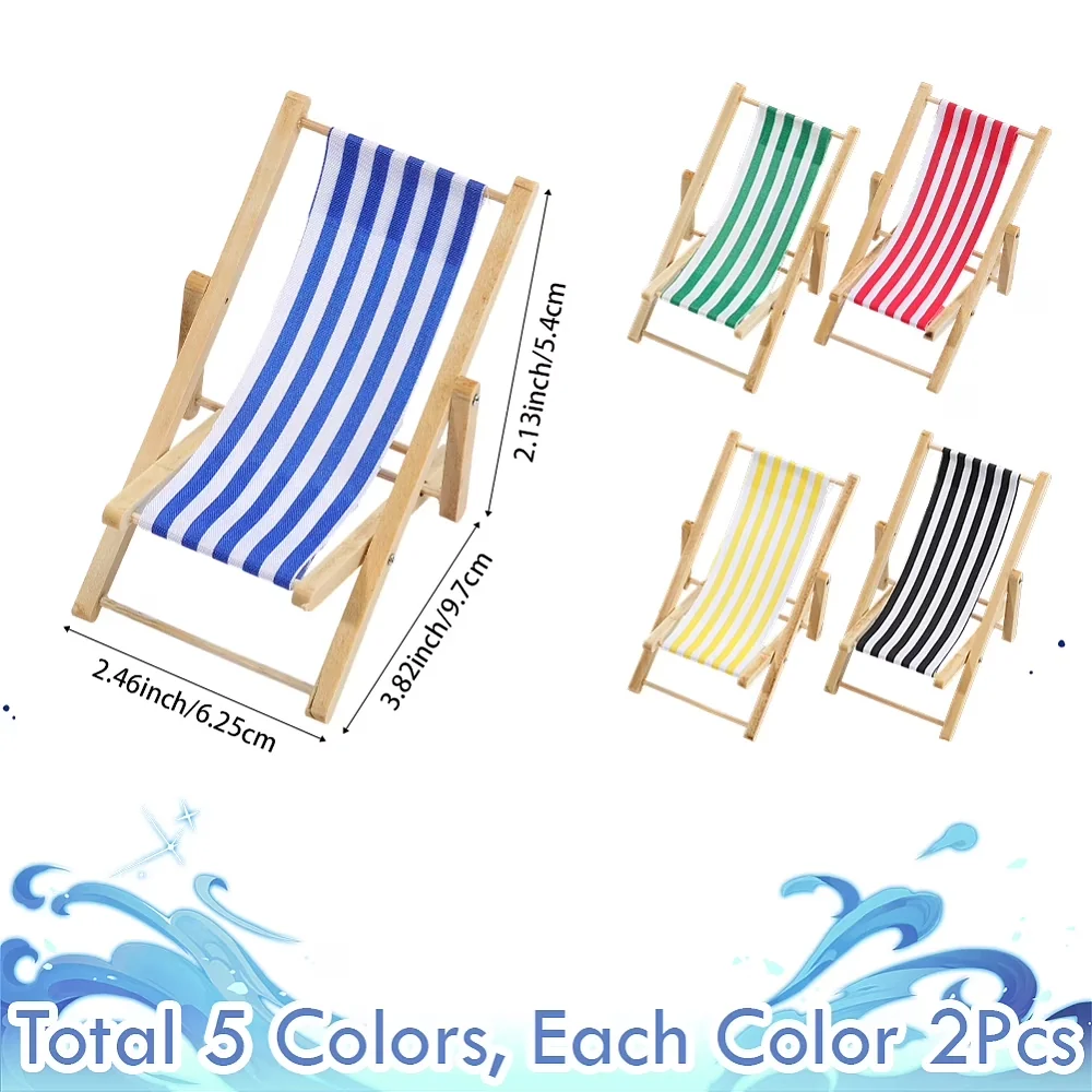 Beach Chair Versatile with Folding - Mixed Color 10Pcs - Modern Design Model 09283D