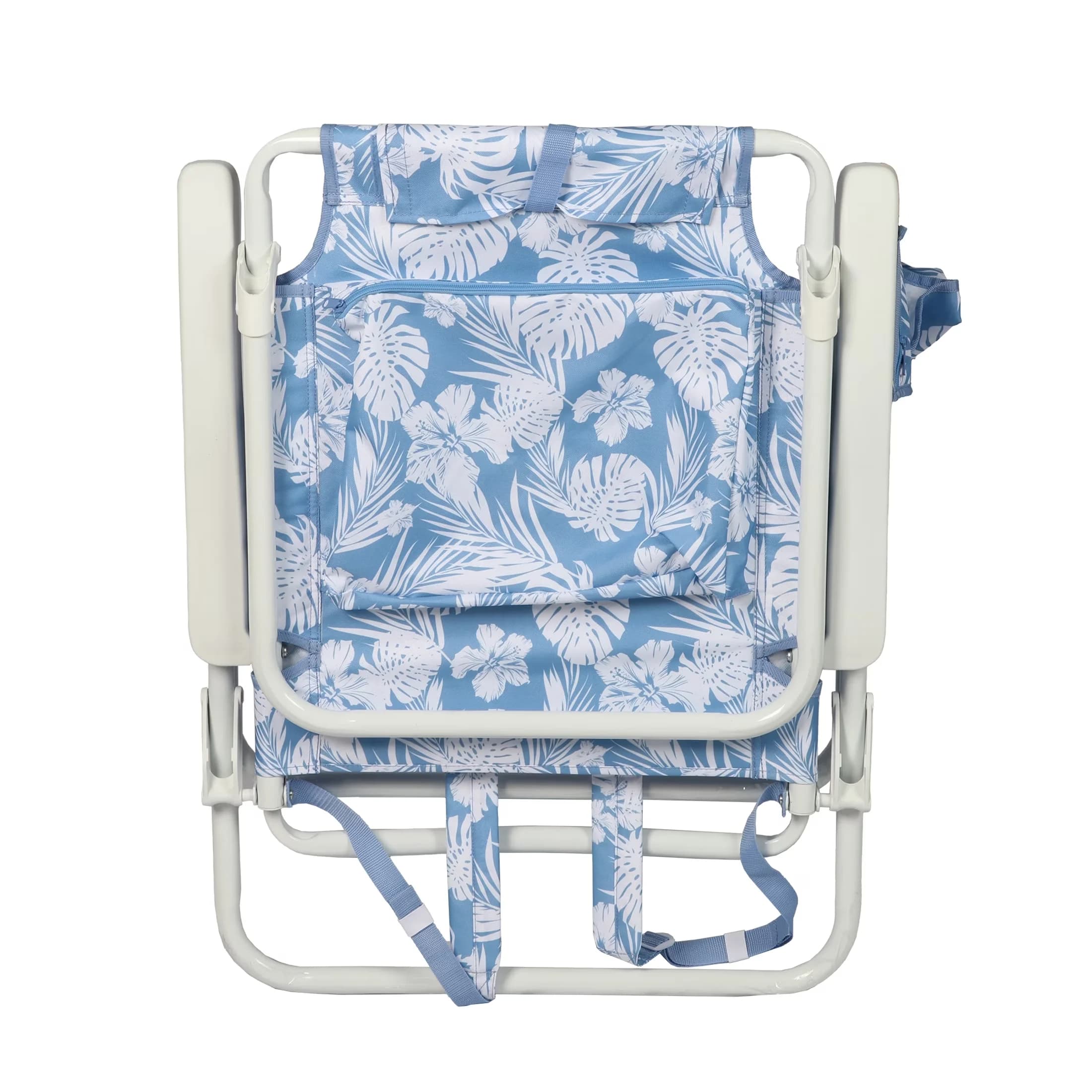 Essential Beach Chair with Rust Resistant, Folding, Oversized Reclining - Blue Model BE3F72
