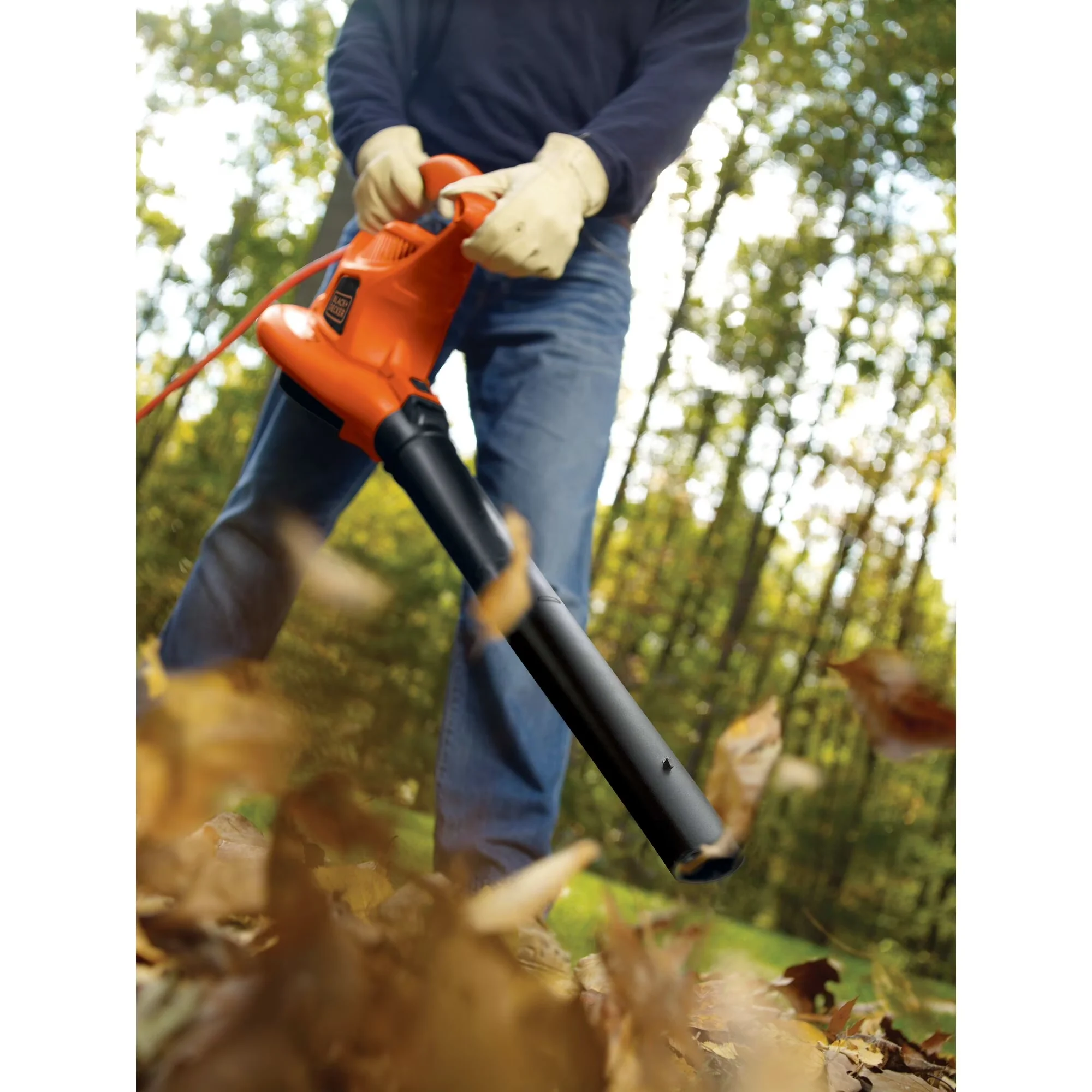 Classic Leaf Blower with 12 Amp 3in1 Electric Vacuum Mulcher - BV3600 - Ergonomic Design Model CB6358