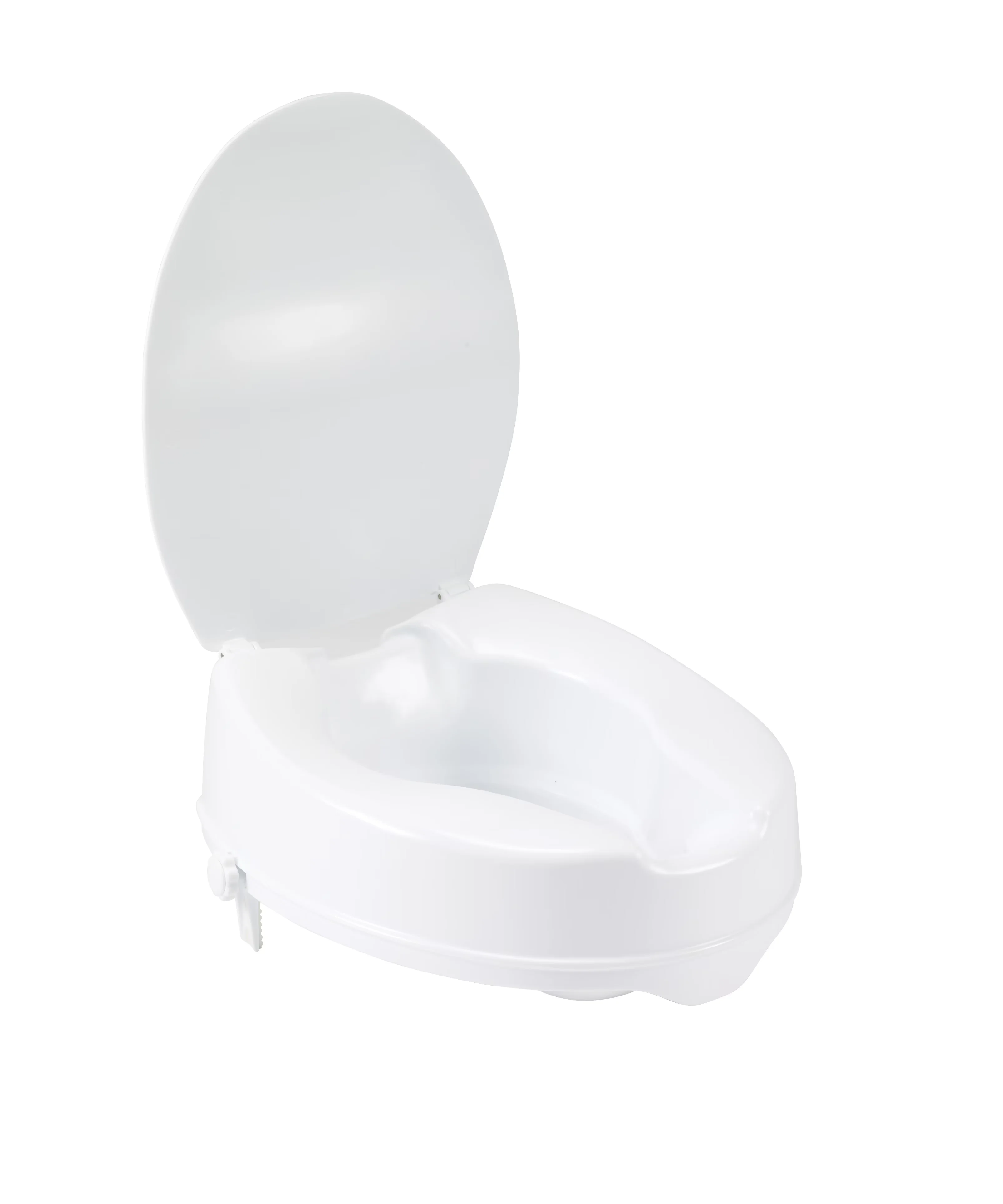 Professional Toilet Seats And Lid with Lockable, No tools required for installation - Plastic White Model 614F2F