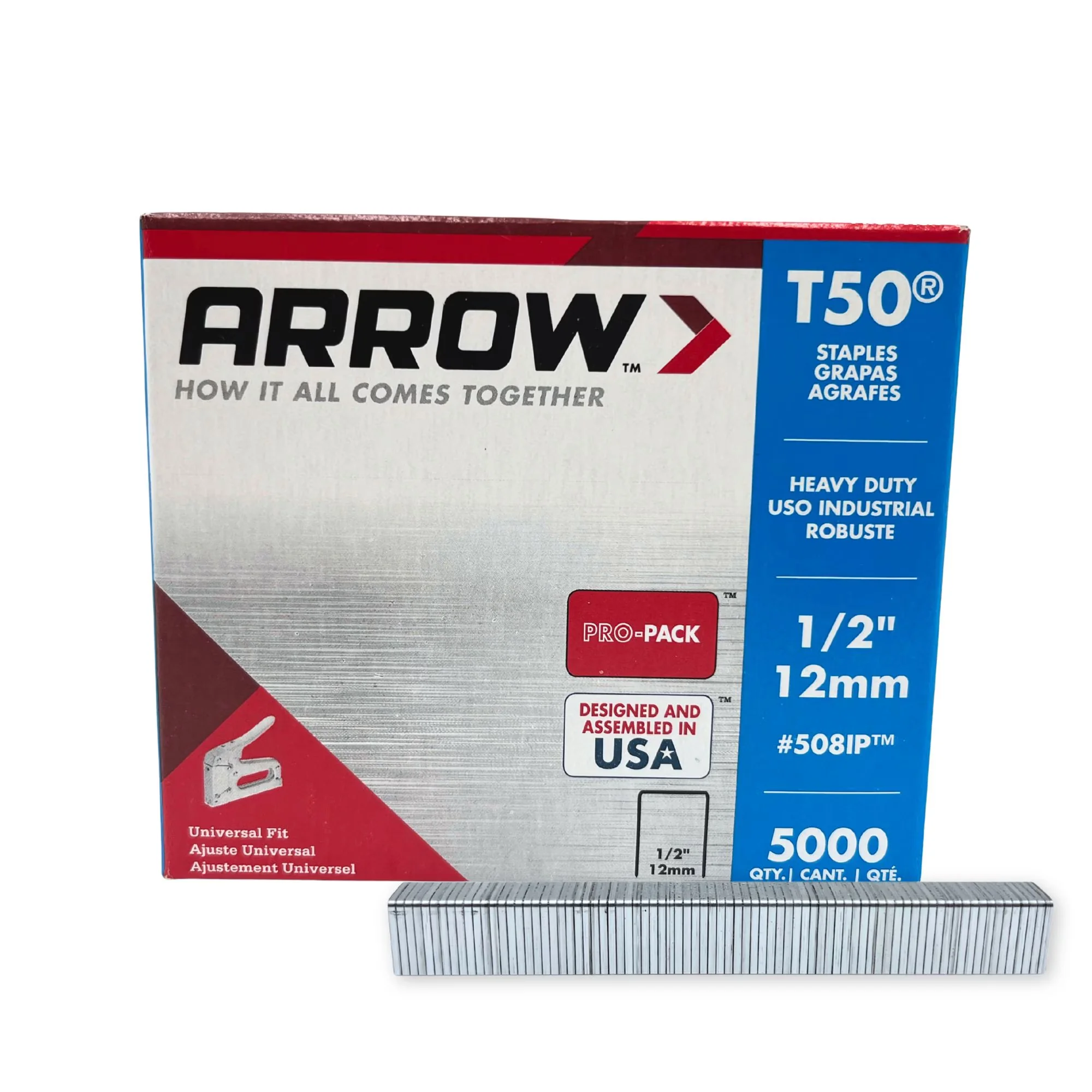 Professional Pro Tool with Durable, Constructed from durable steel., Designed as T50 type staples. - Plastic Multicolor Model D61B81