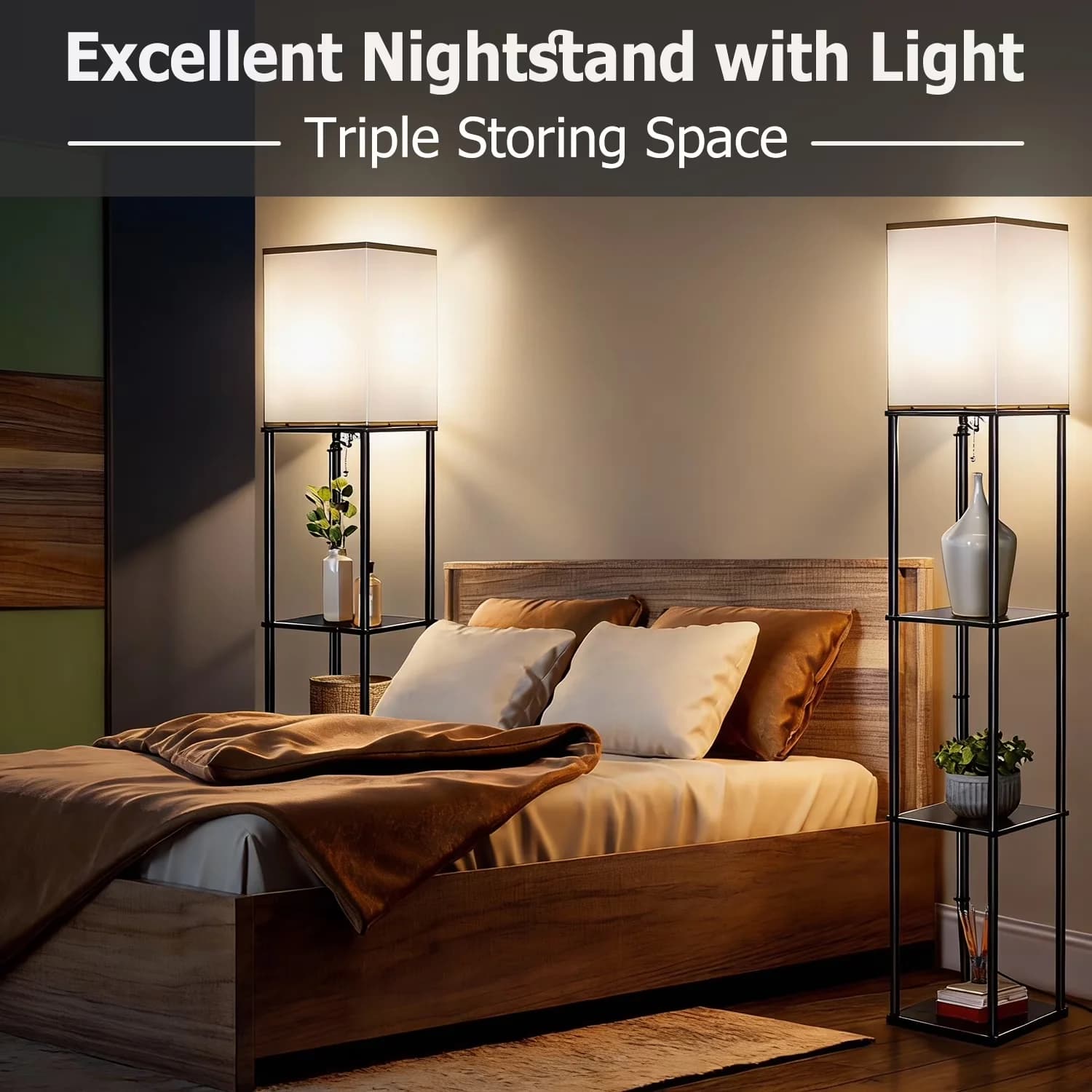 Professional Lamp with LED, Modern, Energy Efficient - Metal Black for Living Room, Bedroom Model 92D2FE
