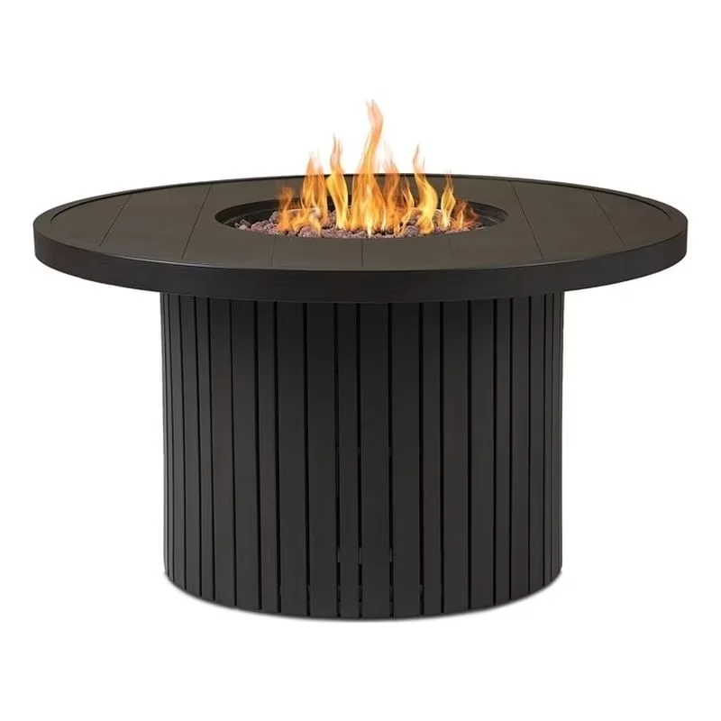 Outdoor Heating Compact with Battery operated, push button ignition, Heat output: 50,000 BTUs - Aluminum Bronze Model B6E9E8