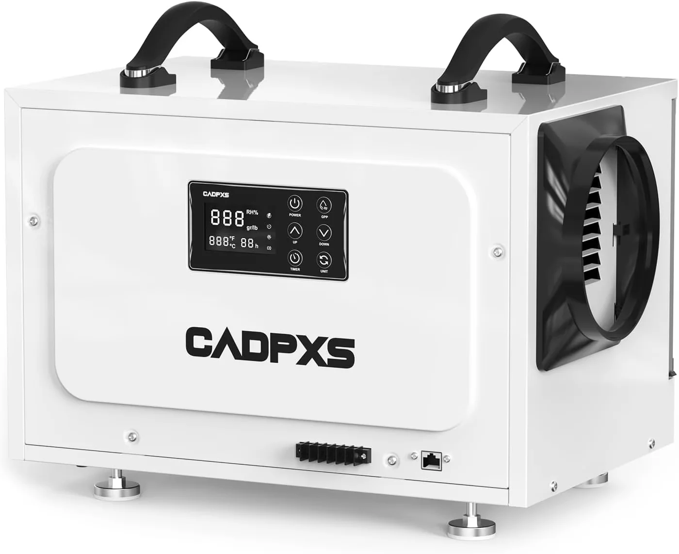 Compact Dehumidifier with Adjustable Humidistat, Automatic Shut-Off - White Model 1A3D57