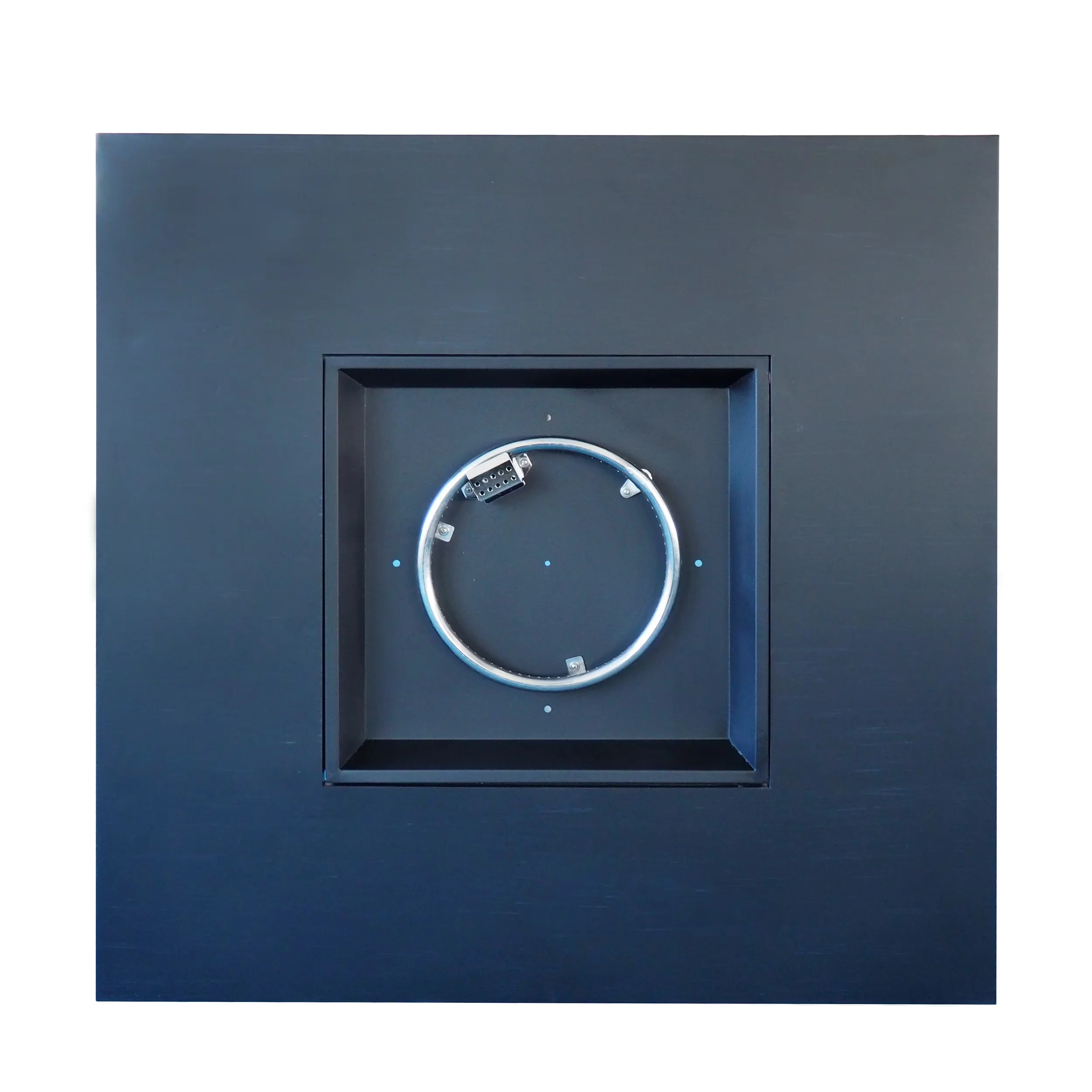 Innovative Outdoor Heating with 50000 BTU, Hand Crafted Details, Iron 40 Inch Square Fire Pit - Gray Iron Model ACCA69