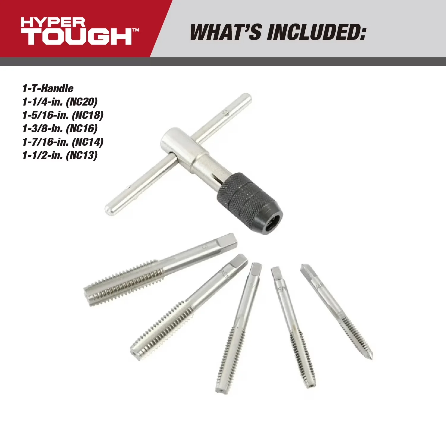 Classic Hand Tool Set with Easy Set Up, Easy Installation, With Handle - Silver 5 Model D98363