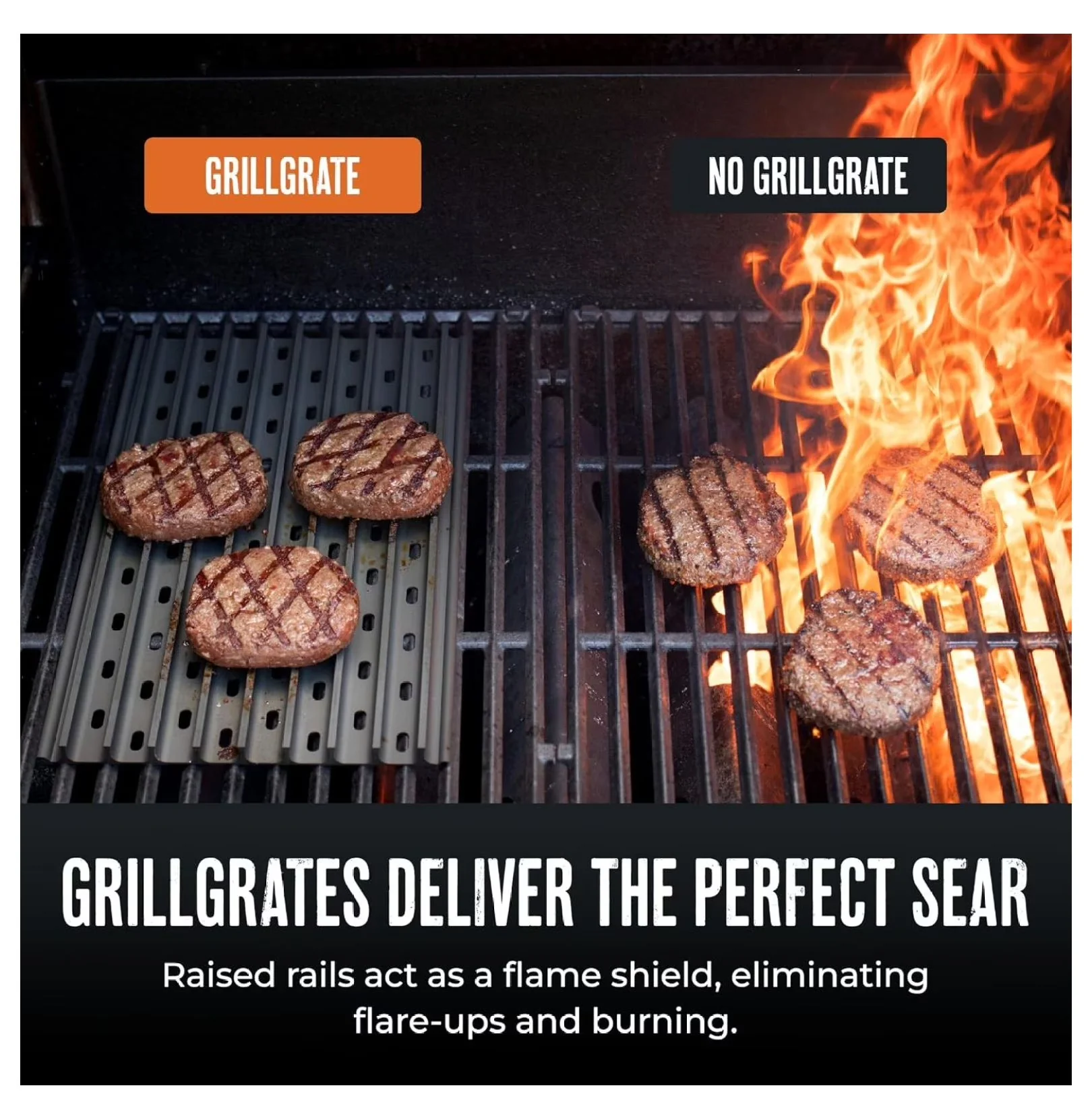 Quality Combo Grill with Rust Resistant, Flavor Zone | Universal Accessory - 1 Model 280113