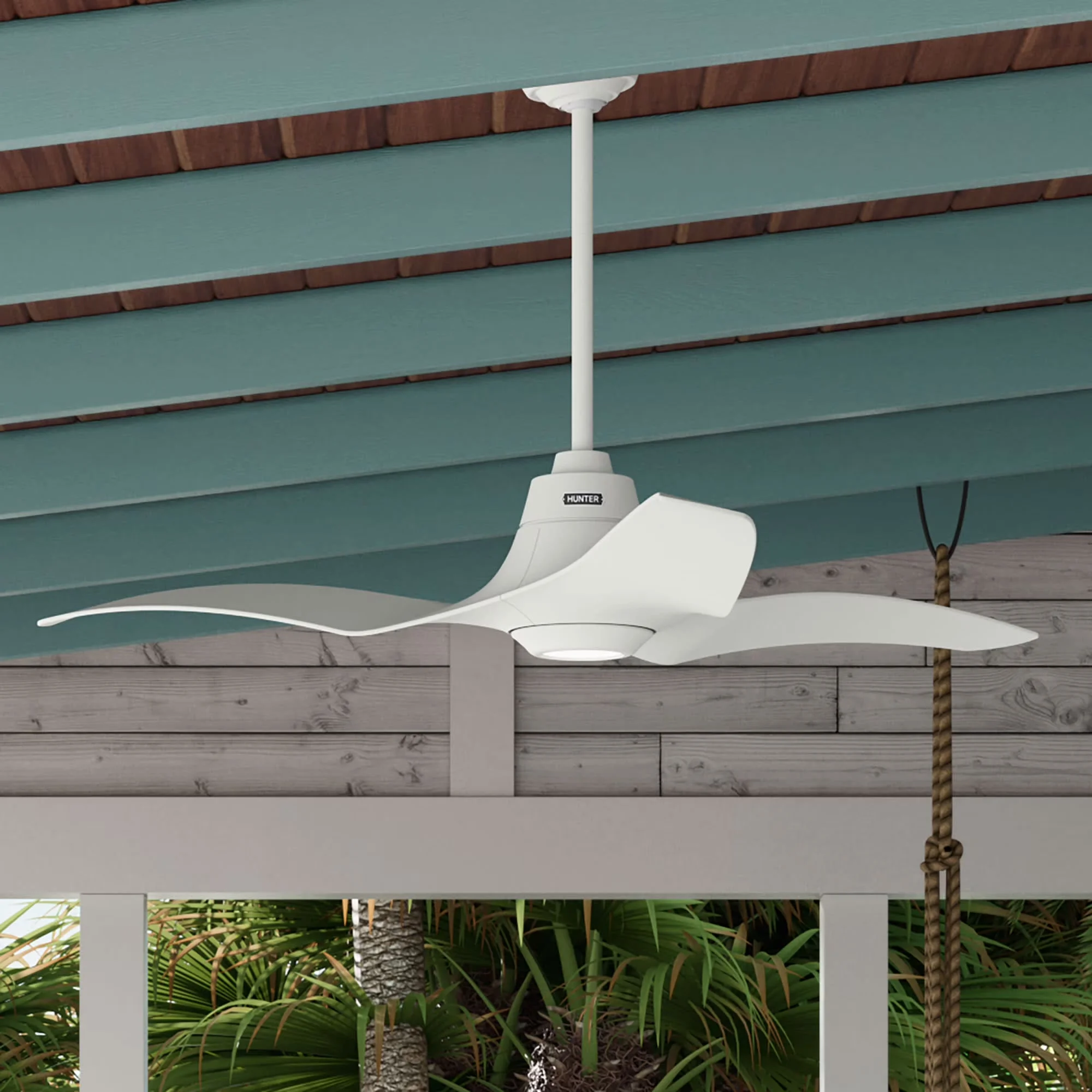 Essential Ceiling Fan with LED, Transitional, Dimmable - White 60 - Built to Last Model 5C11D6