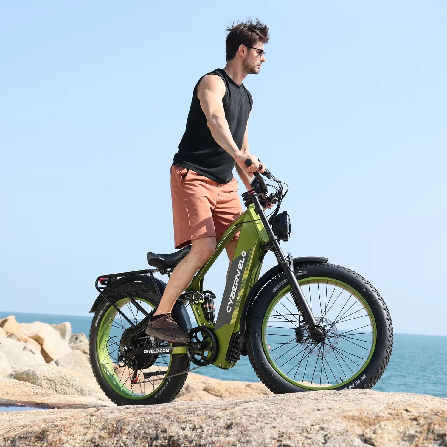 Electric Bike Classic with Battery, 2000W, 26"x 4" for General Purpose - Model CB4C87