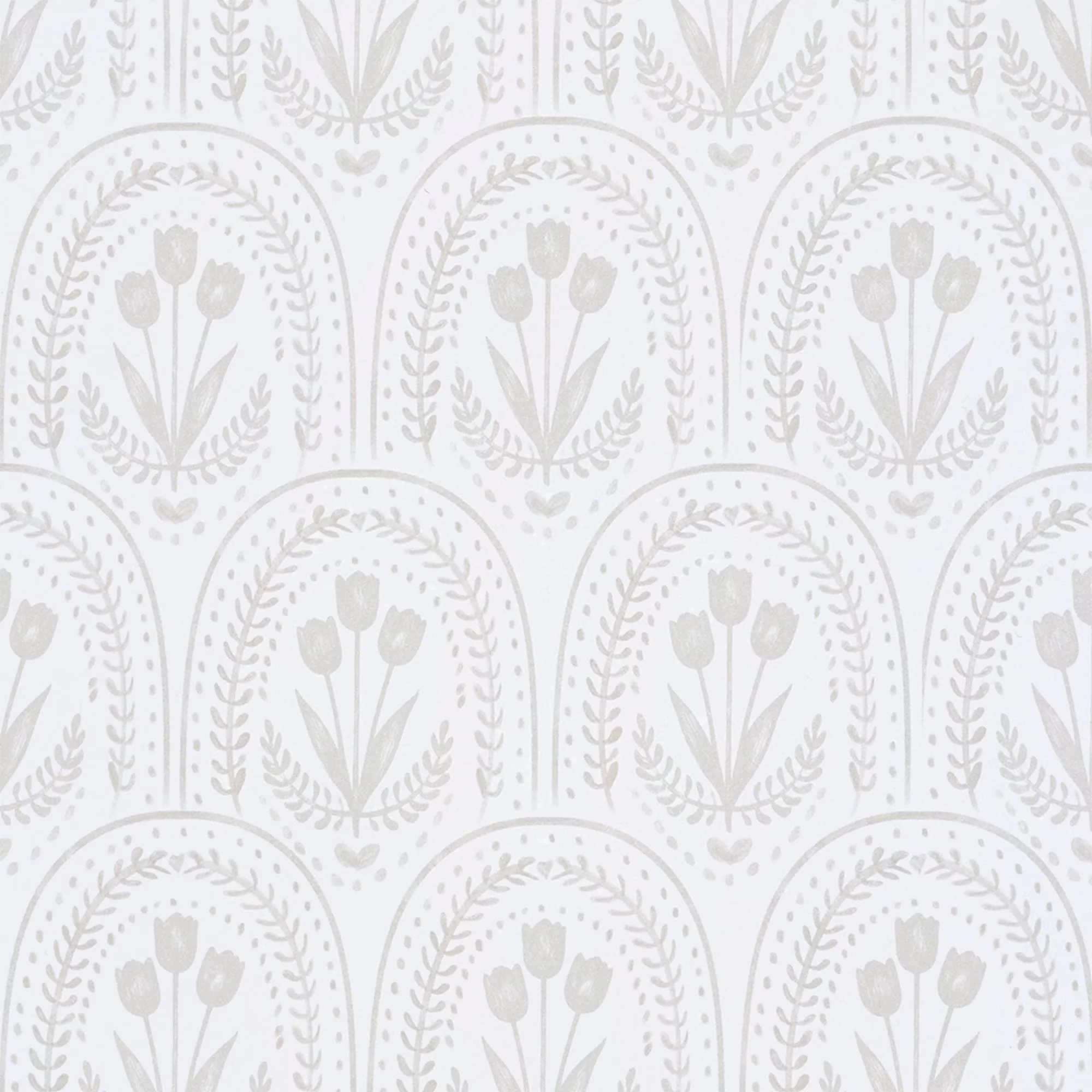 Quality Wallpaper with Durable, Easy To Clean, Floral - Beige Pvc - Easy to Use Model 43B3C7