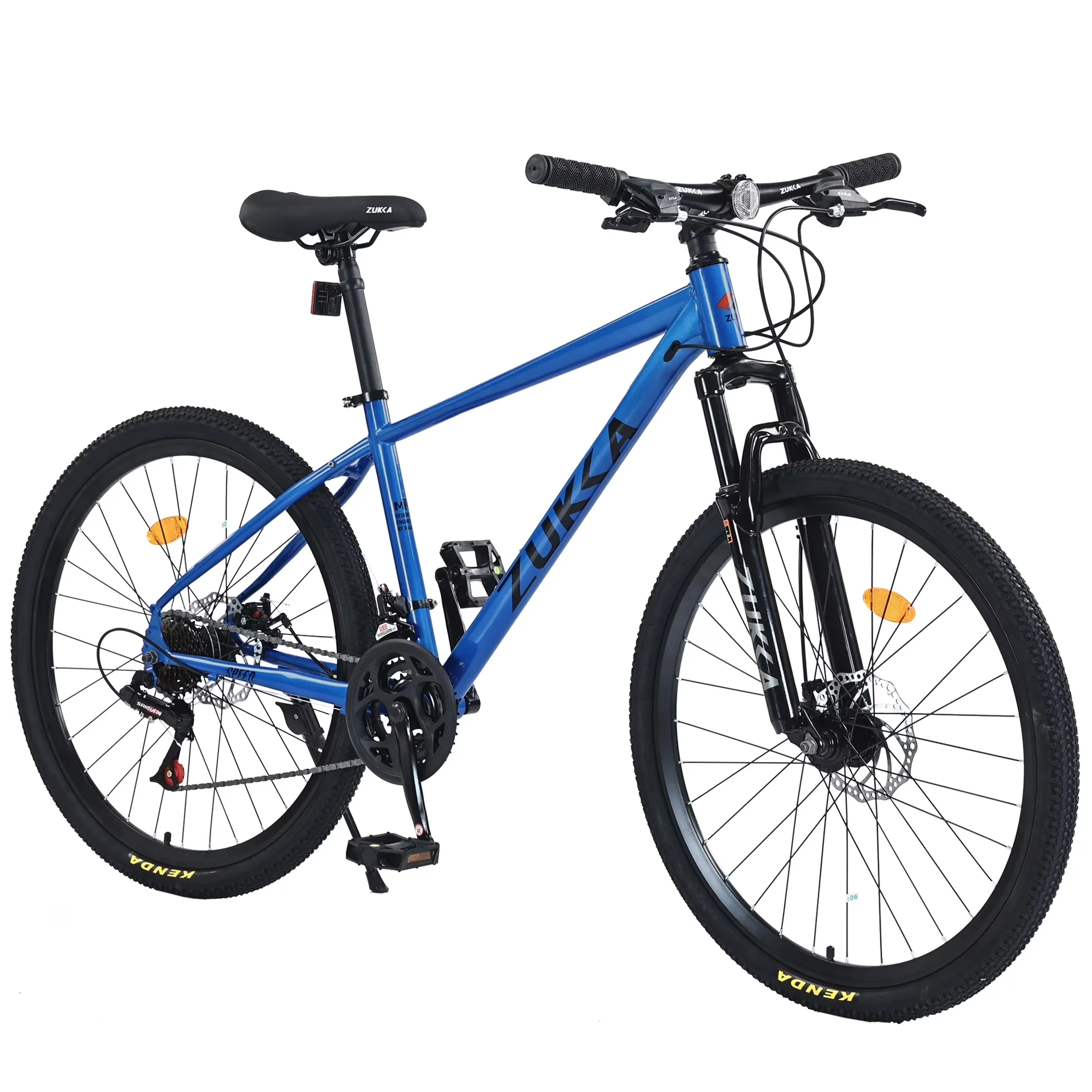 Classic Mountain Bike with Adjustable Height - Blue 26 inch - Satisfaction Guaranteed Model A0AB32