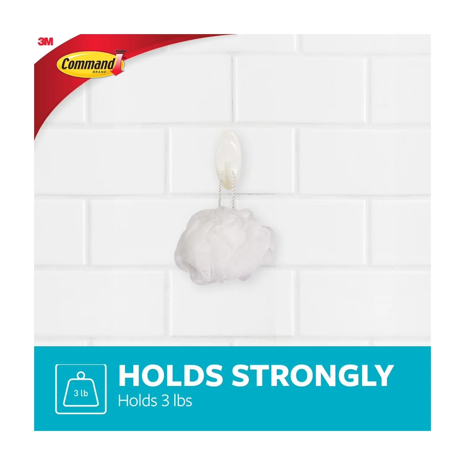 Damage-Free Hanging Modern with Easy Installation, Quartz - White Plastic Model E253CA
