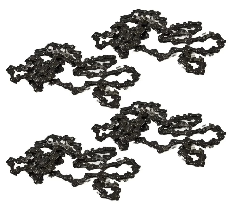 Reliable Chainsaw with 4 Pack Chain #, Please refer to list for compatibility. - Black Model B4EEBE