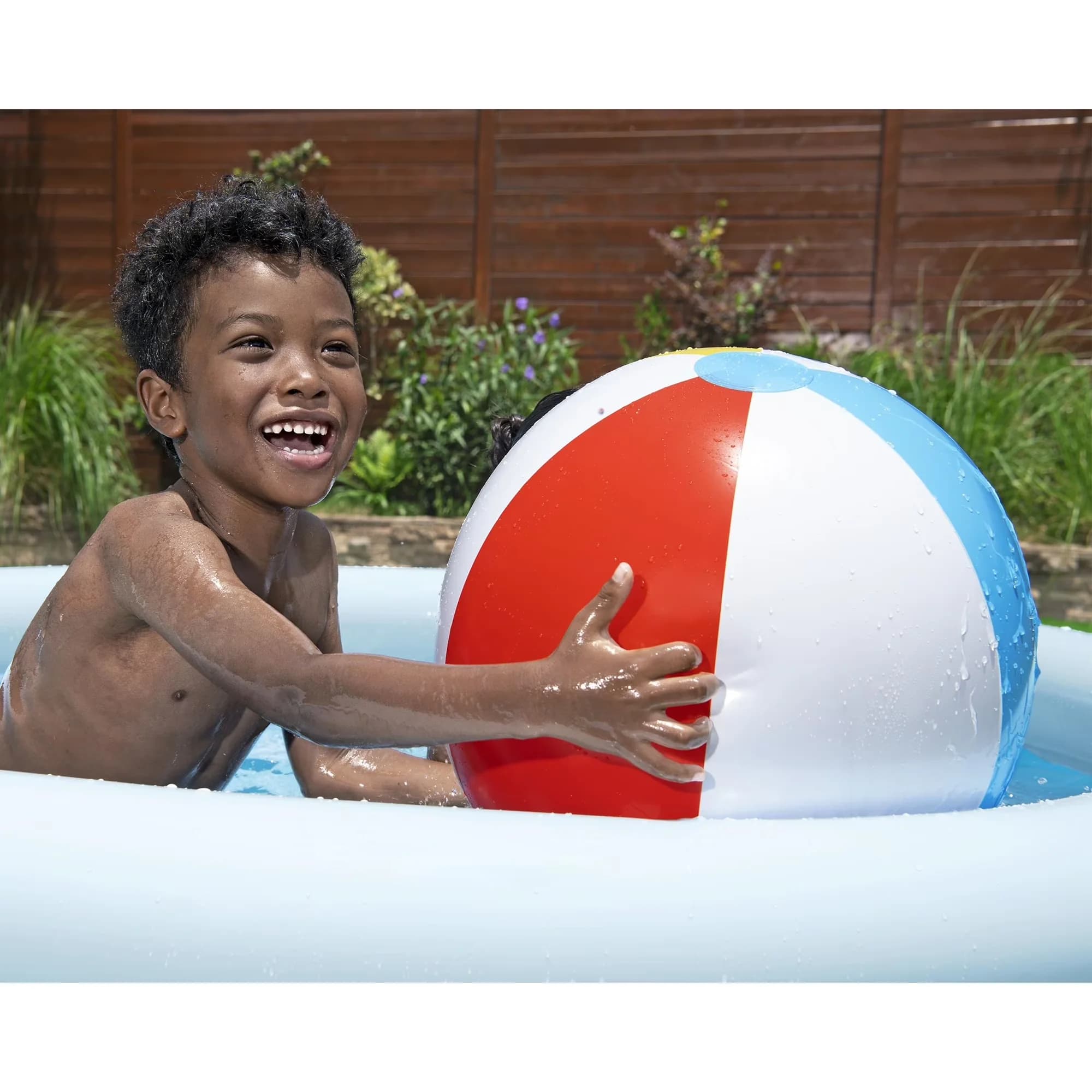 Inflatable Pool Versatile with Puncture Resistant, : Fast Set, 6' x 20" Round - Model 12C64F