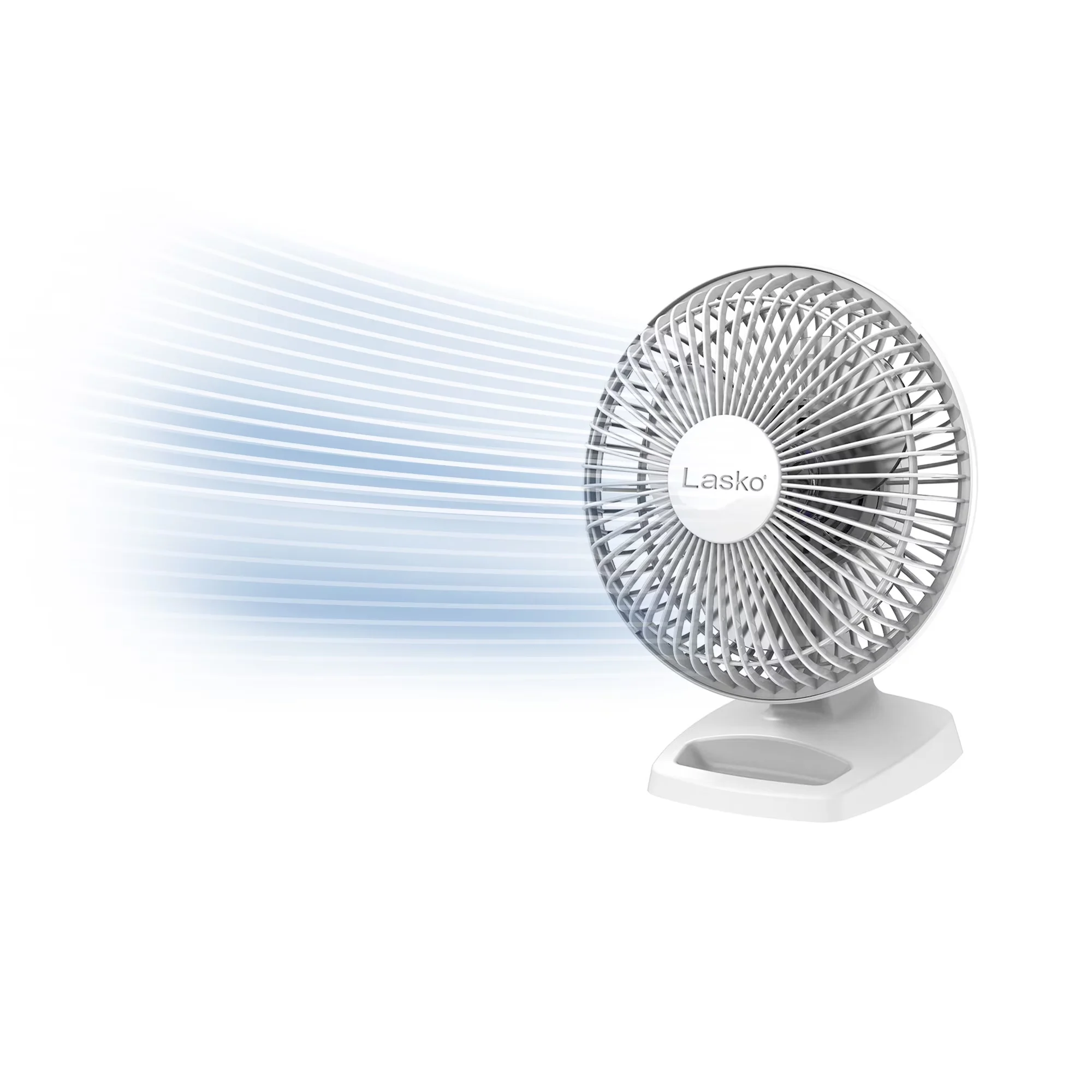 Essential Fans In Cooling with 2 pack, Eco-friendly product, Base features a small storage tray - White Model 210C0E