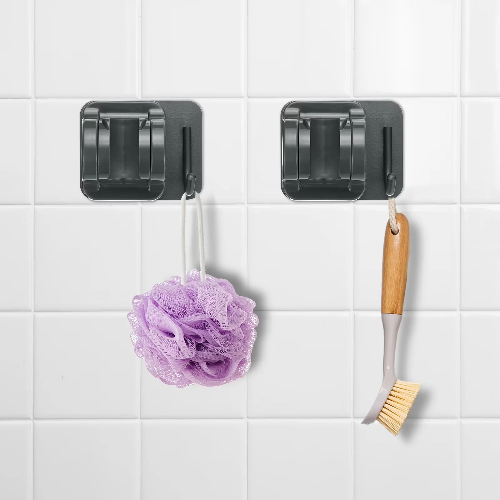 Premium Shower Head with Easy To Install, Hook, Material: Plastic & Stainless Steel - Plastic + Stainless Steel Black Model 335595