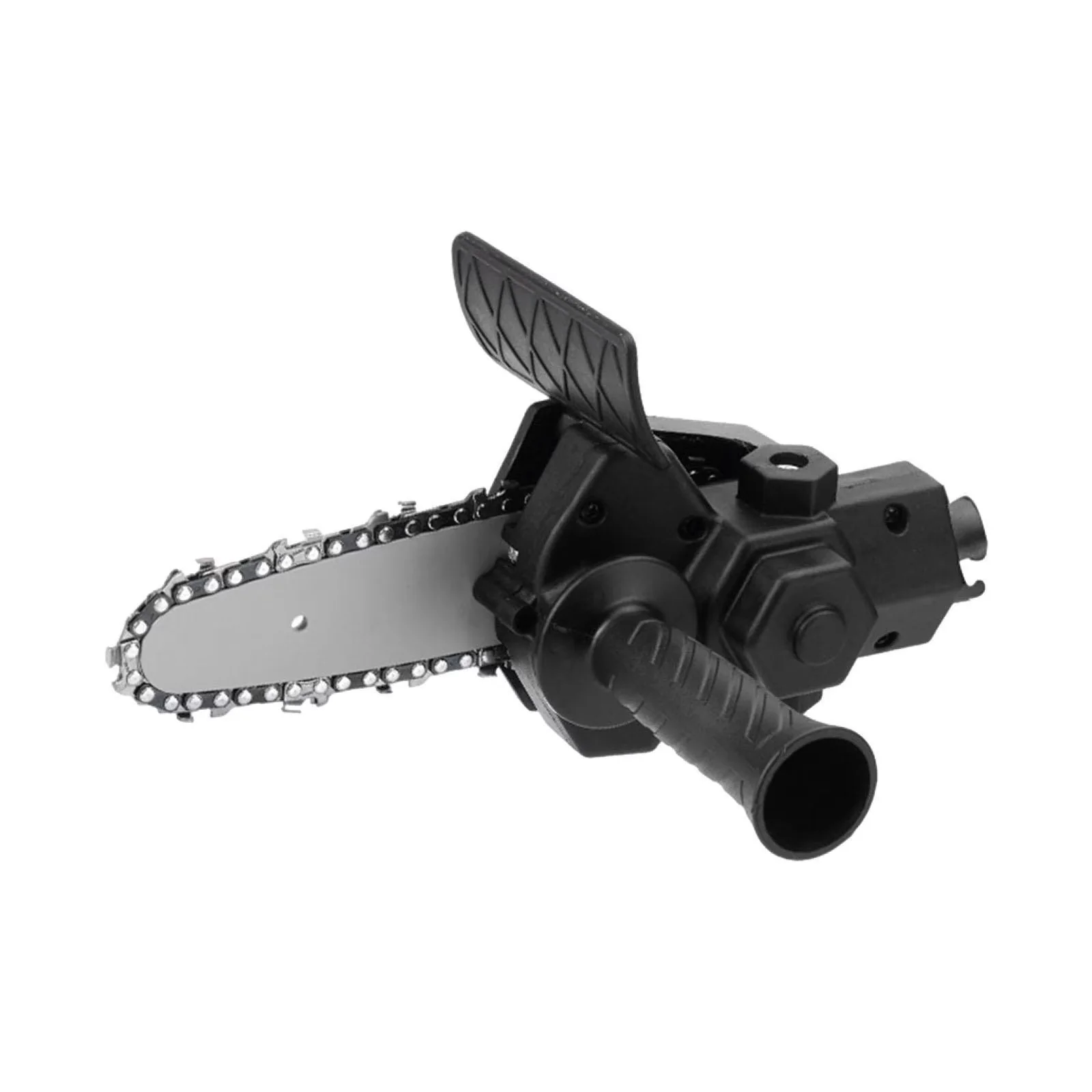 Modern Chainsaw with Small Saw, Chain Saw, Wood Cutter Tool - Black - Traditional Style Model D1E233