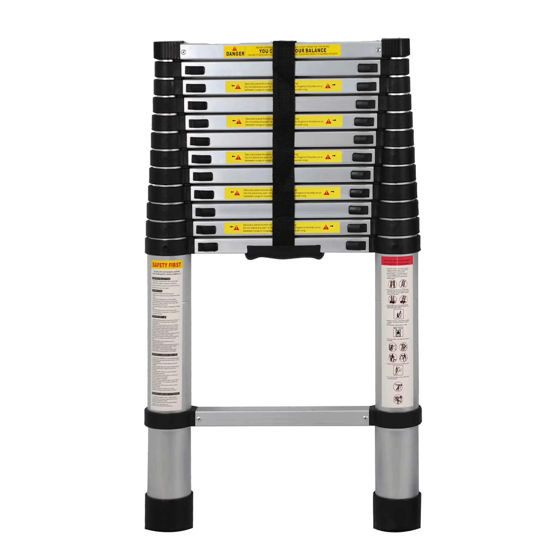 Ladders And Step Stool Premium with Telescoping, Telescopic ladder simple operation. - Aluminum Model 3E02E3