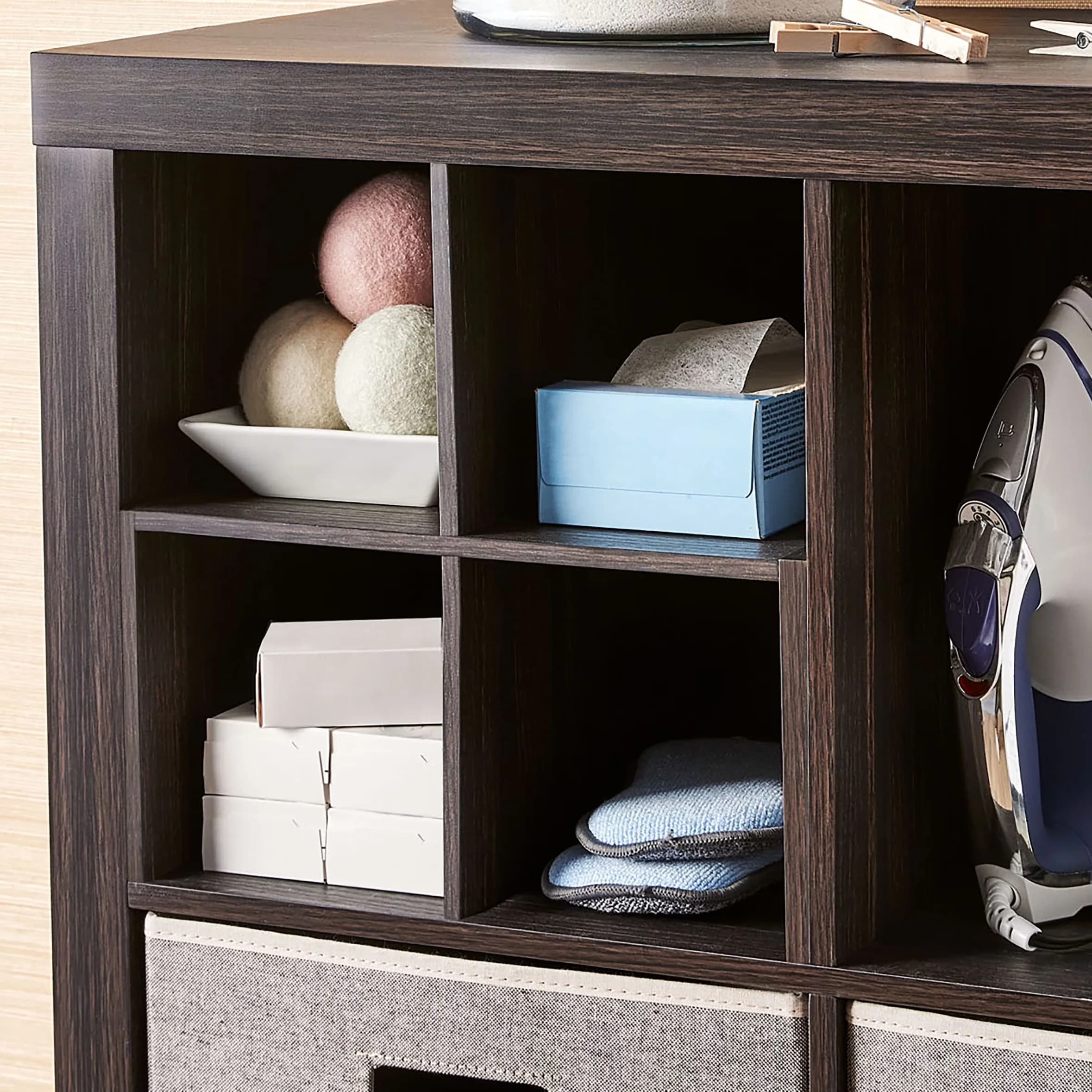 Essential Garage Storage Supply with Modern, Assembled weight: 61.16 lbs - Brown Particle Board Model 5A95CC