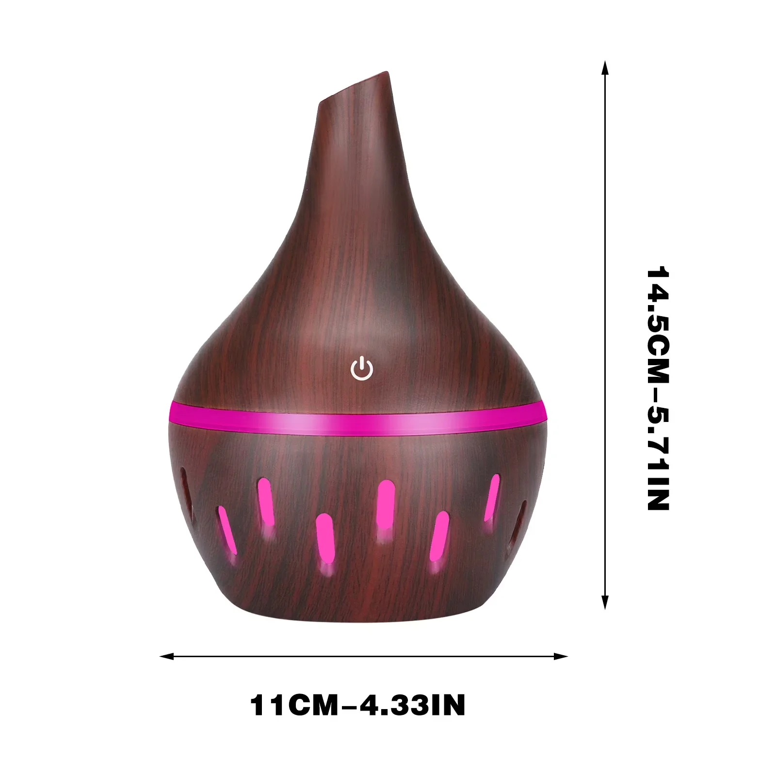 Durable Humidifier with Oil Diffuser, 300ml Aromatherapy Diffuser for Bedroom, Large - Model 357FD2