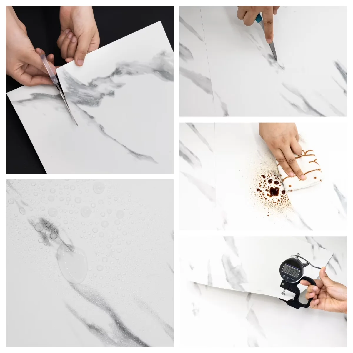 Bathroom Renovation Compact with Waterproof, Material: PVC - White Pvc for Bathroom Model A9F120