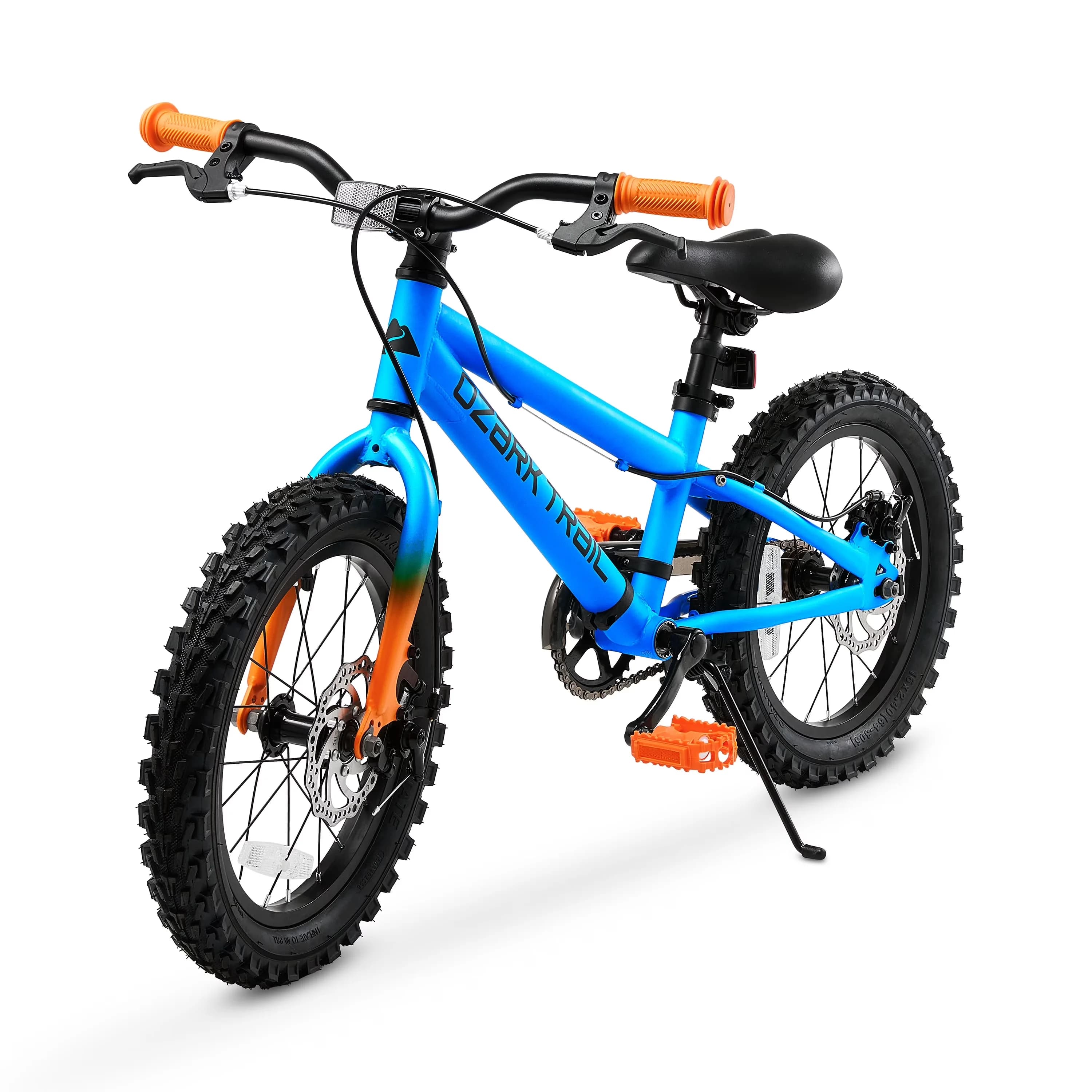Mountain Bike Classic with Adjustable Seat, Fork: Steel Rigid, 16" M.1 Timber Kids' - Blue Model 899B21
