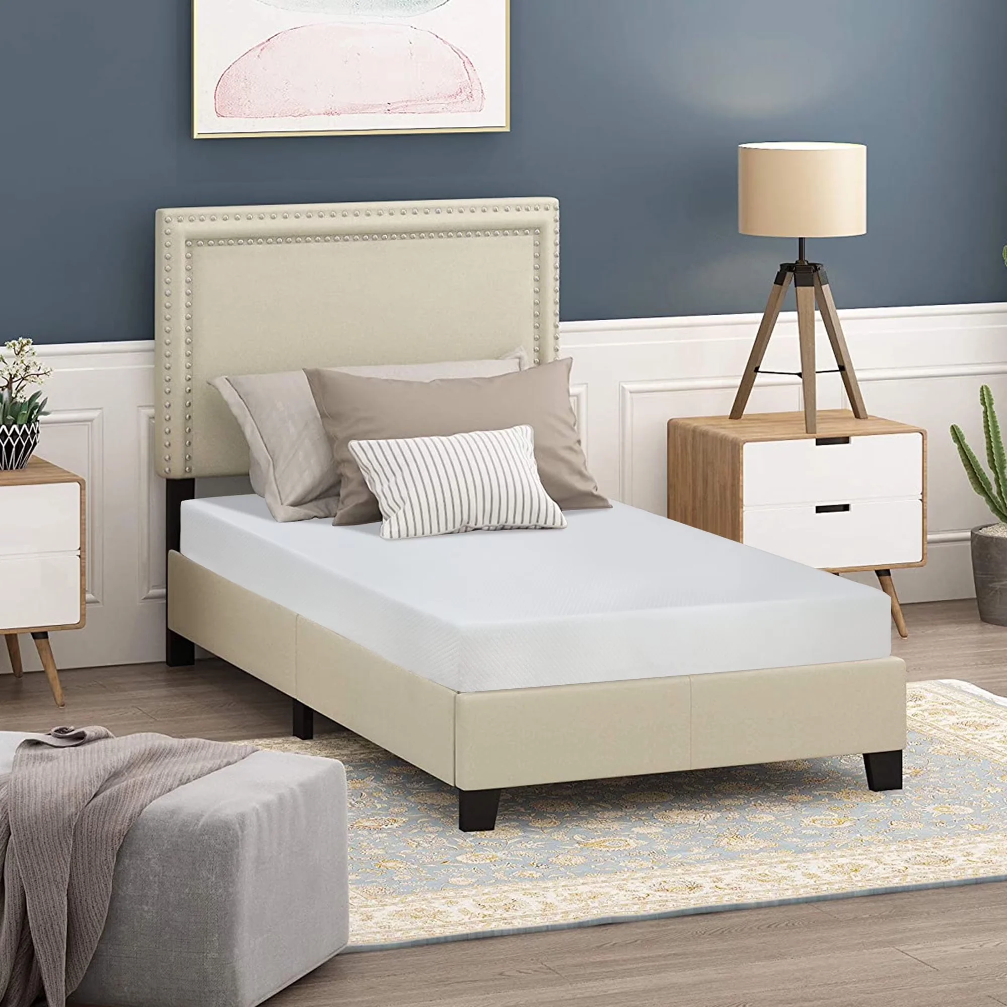 Mattresses Accessory Efficient with Twin - Foam 6 Inch - Compact and Portable Model BE8D6A