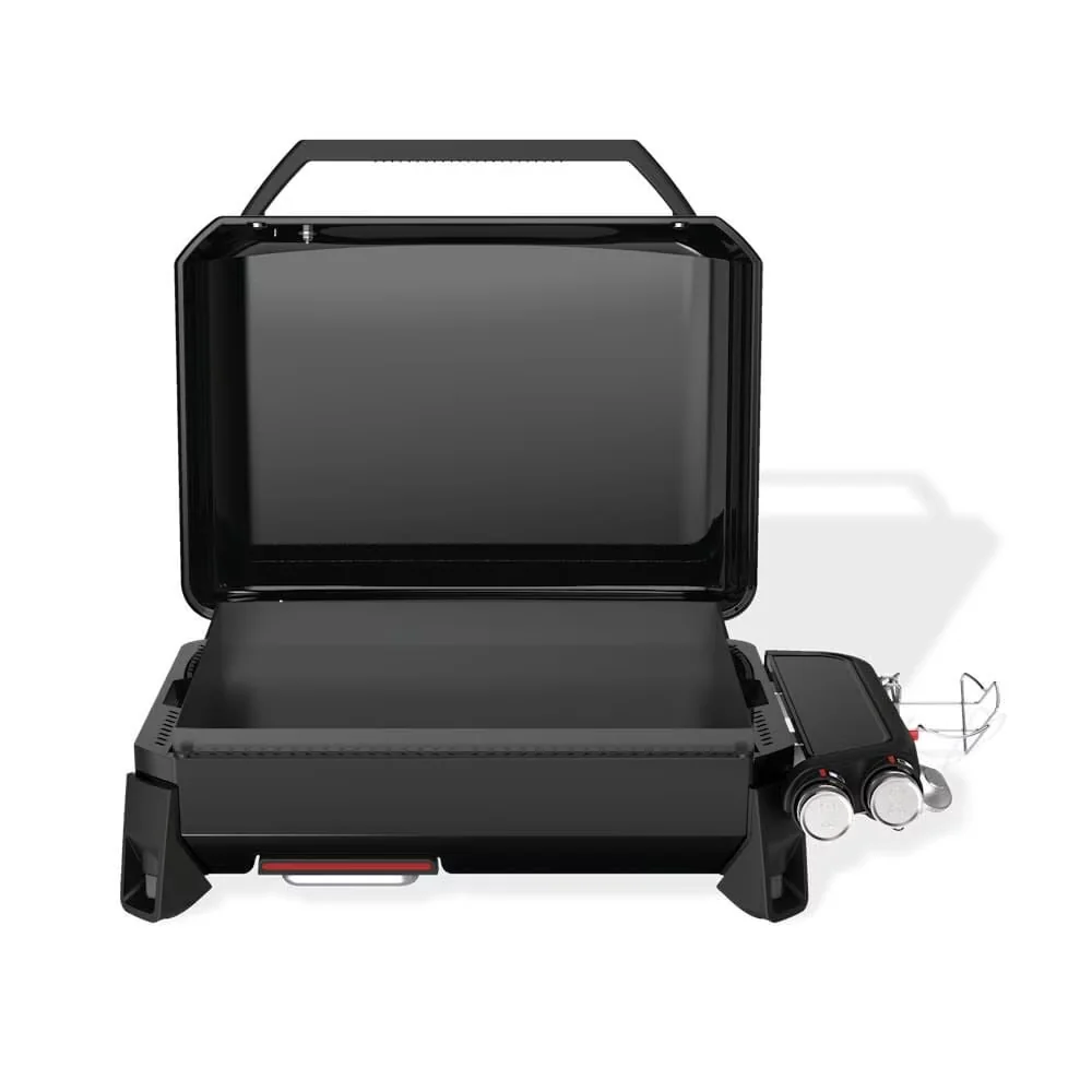 Professional Flat Top Grill with Rust Resistant, Black - Carbon Steel Black Model B71F8F
