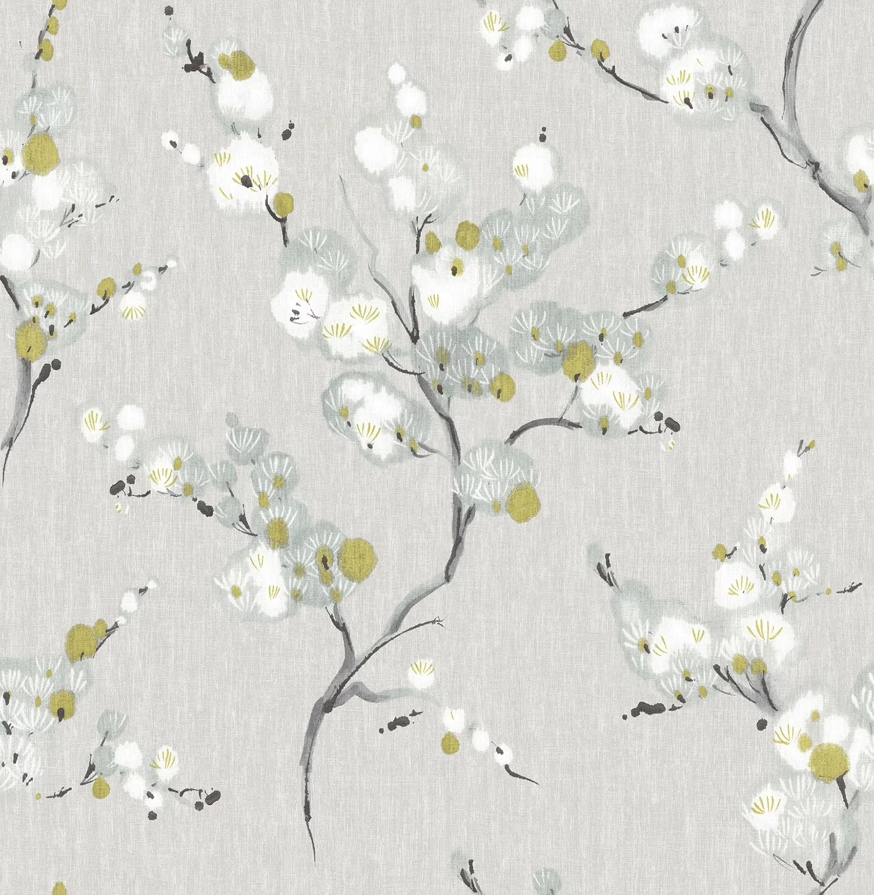 Wallpaper Efficient with Removable, Fix mistakes easily by repositioning - Vinyl Gray Model 068984