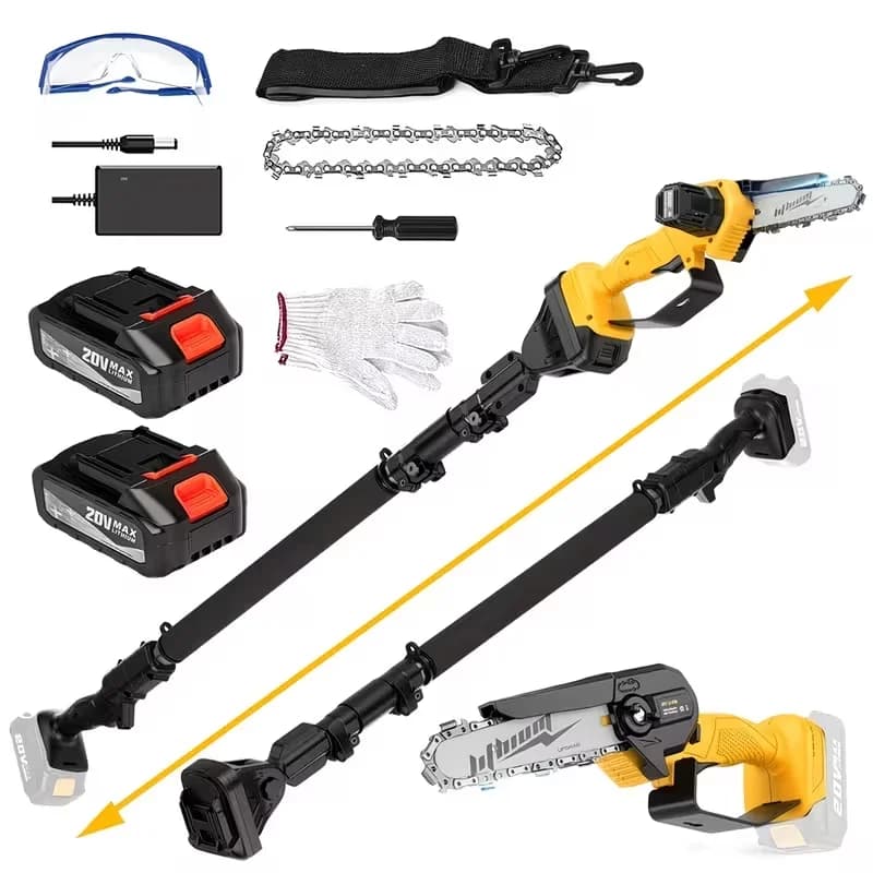 Pole Saw Classic - Yellow Cordless - Low Maintenance Model 687200