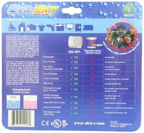 Professional Dehumidifier with Automatic Shut-Off - White Improved - Traditional Style Model 7298FE