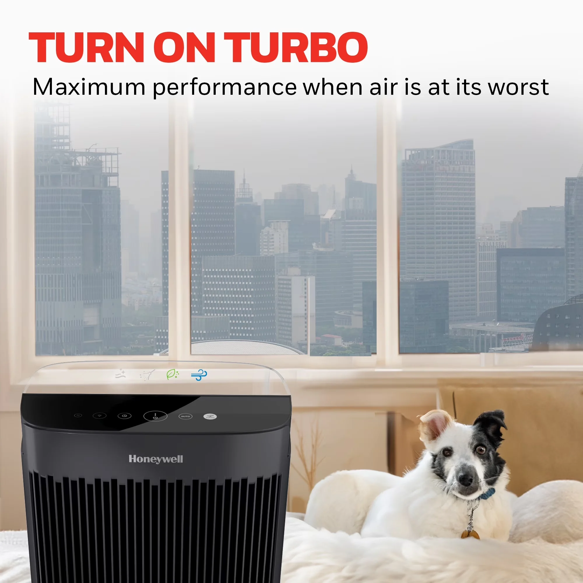Air Purifier Quality with Filter Change Indicator, Variable Speed, 900 Sq ft HEPA for Home - Model 818B24