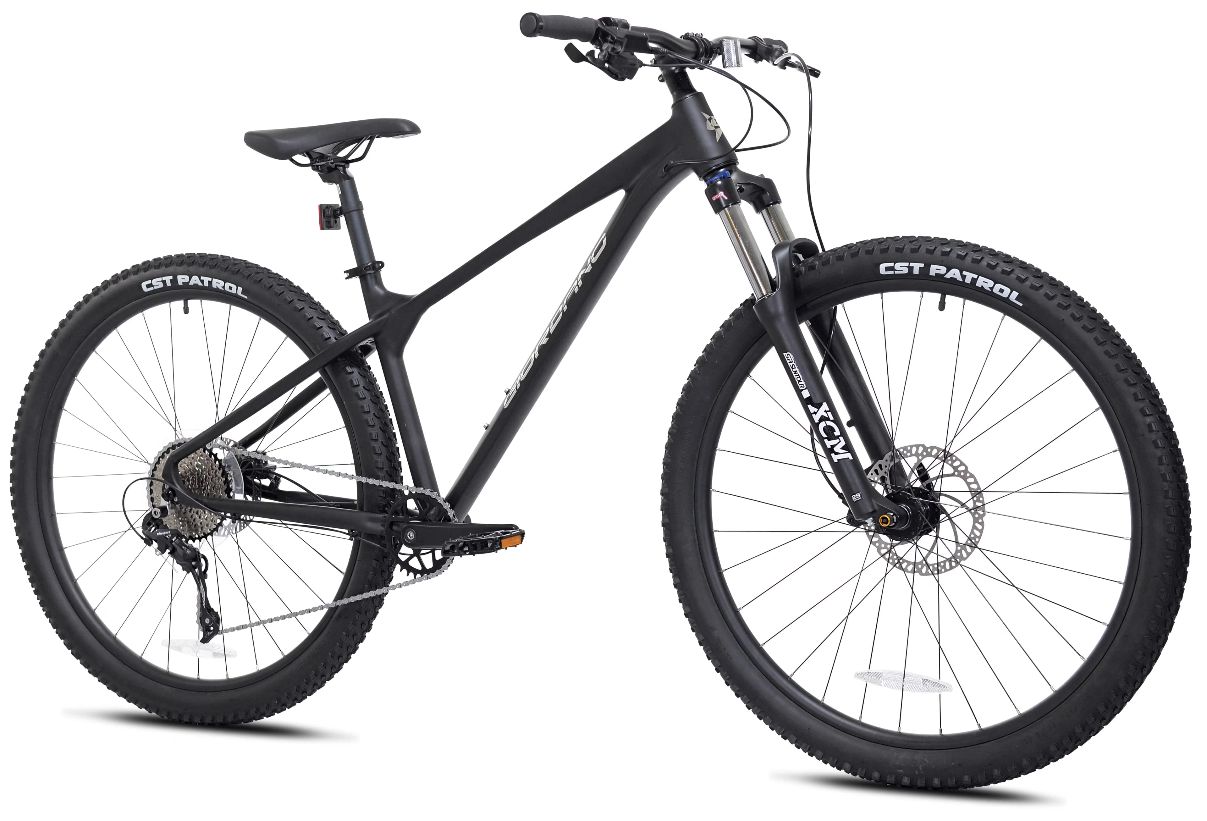 Innovative Mountain Bike with Adjustable Seat, Lightweight, Giordano Intrepid 29" Men's - Black Model EADA96