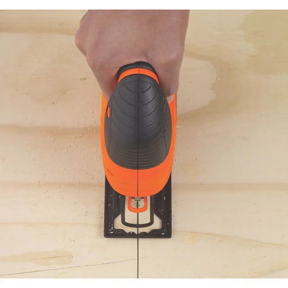 Power Saw Compact with Variable Speed, Makes bevel cuts up to 45°, 4.5AMP Corded Jig - Model E40FDF