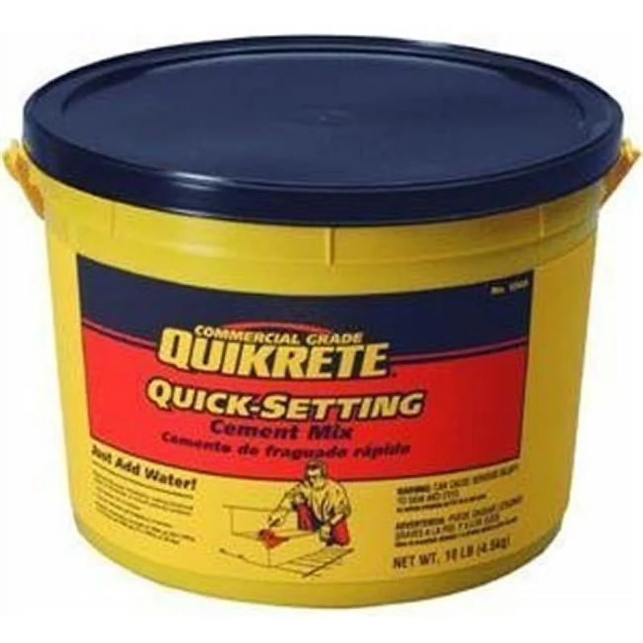 Versatile Building Material with Quick Drying, Quick-Setting Cement 10 lb Tub - Gray 16.5 x 8.25 x 6 in Model AECBCB