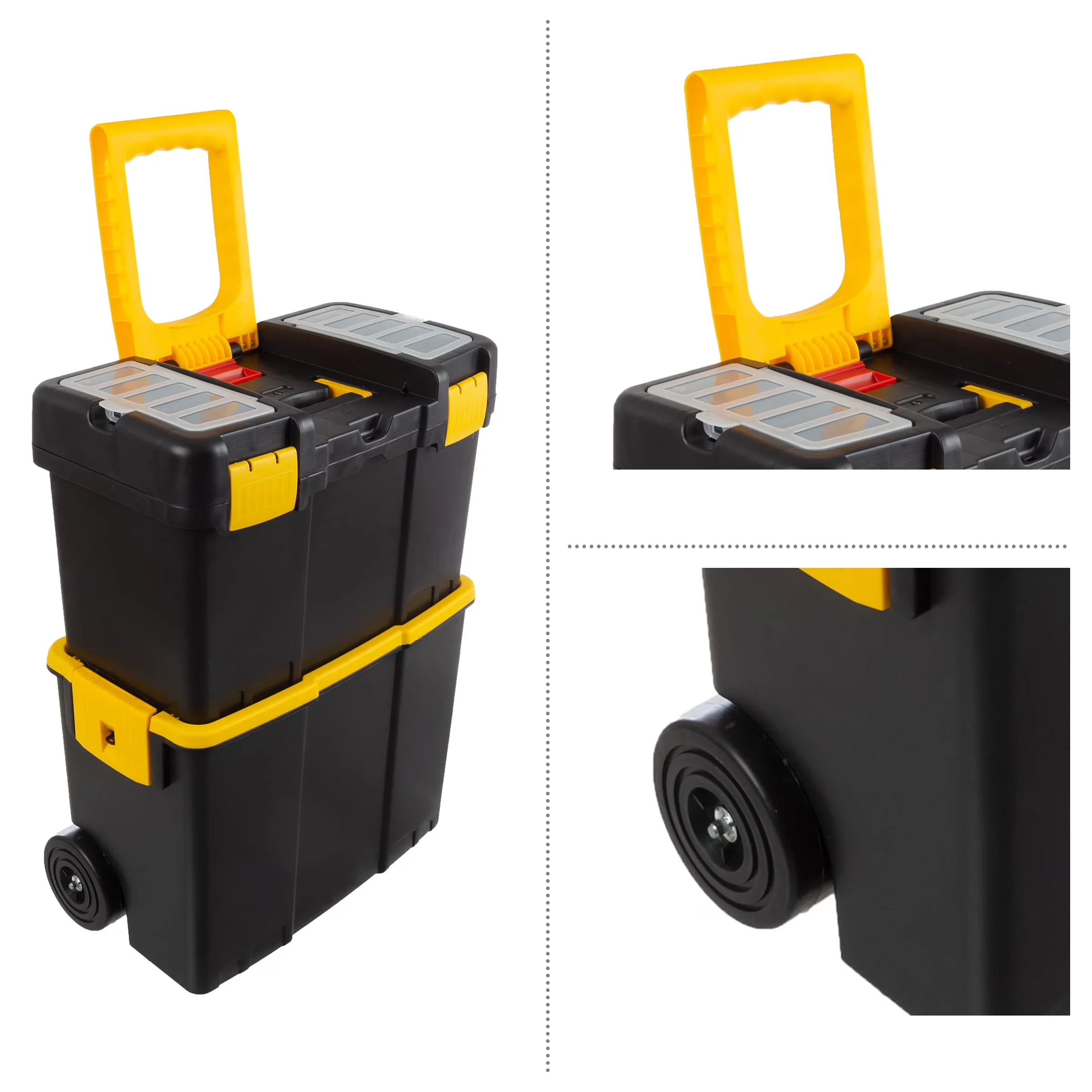 Durable Toolstorage with Portable, MATERIALS - Plastic., Portable Tool Box - Plastic Model 872ACE
