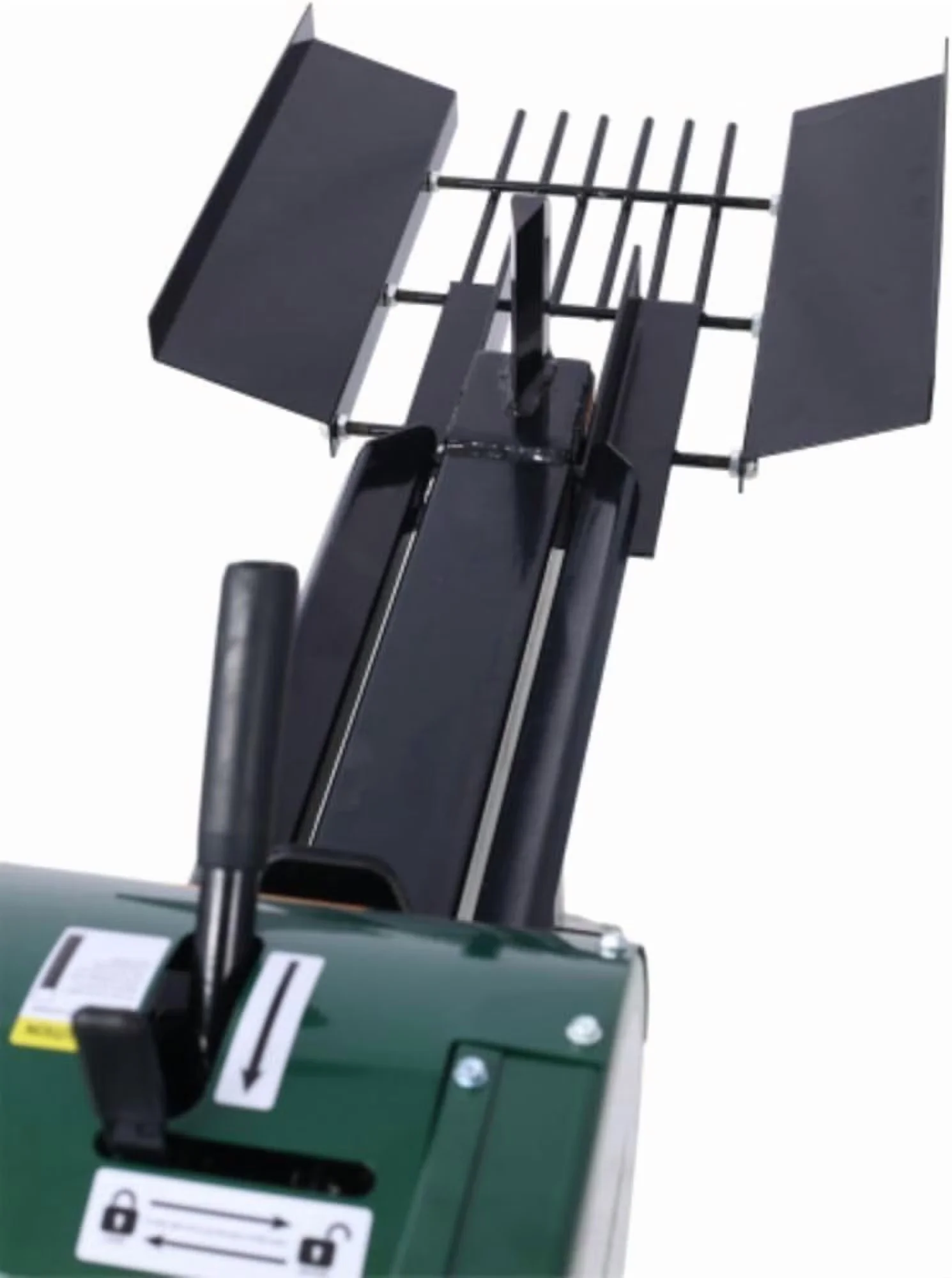 Versatile Logsplitter with Wheeled, 20-inch 12 Ton Electric Log Splitter - Green Model 2DE585