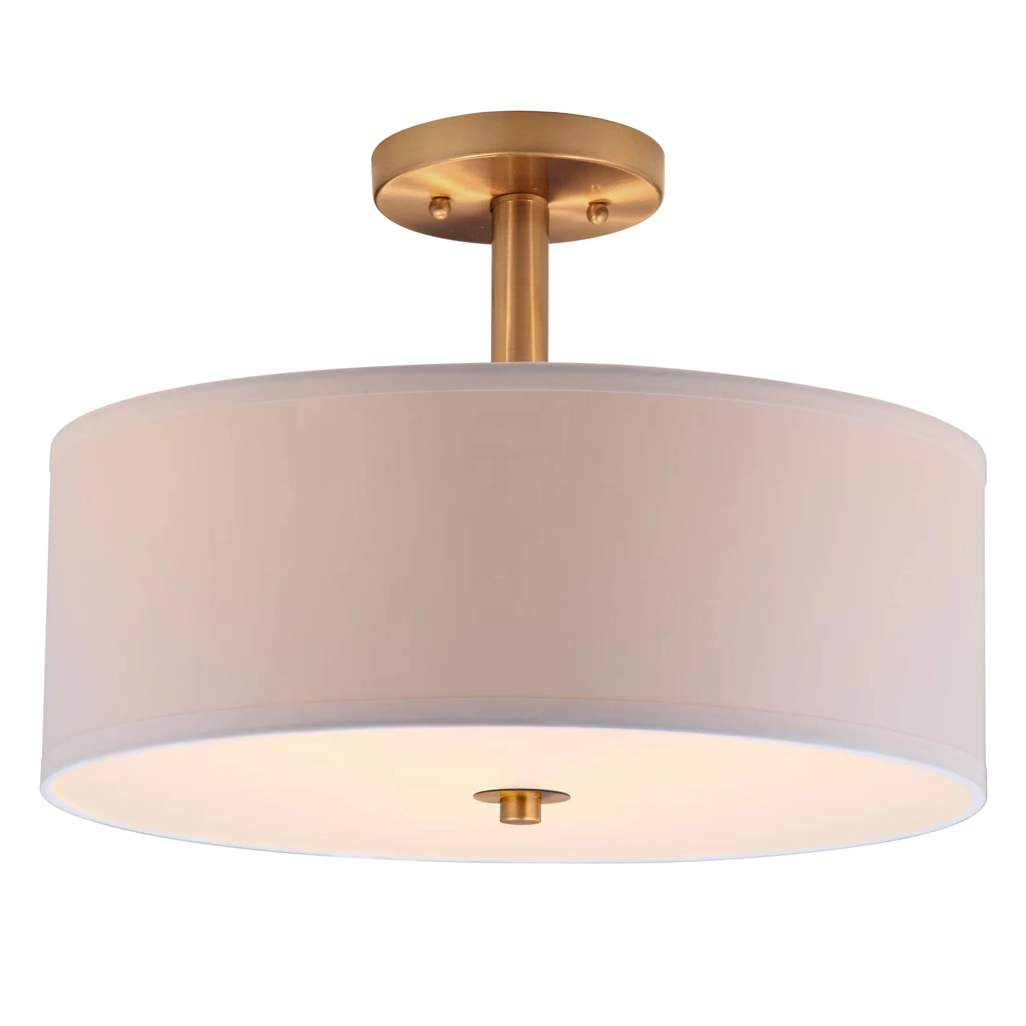 Efficient Ceiling Lights Fixture with LED, Transitional, Gold - Metal Gold Model DBBC67