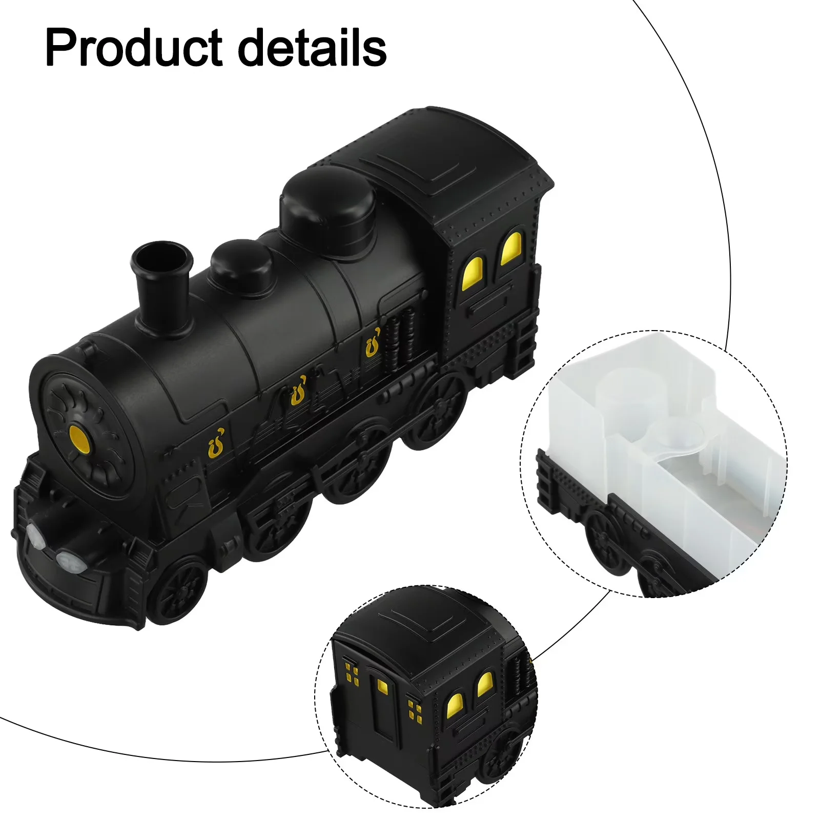 Professional Humidifier with Automatic Shutoff, Modern - Silicone/Metal/Plastic/Abs Black Model 5DBD6D