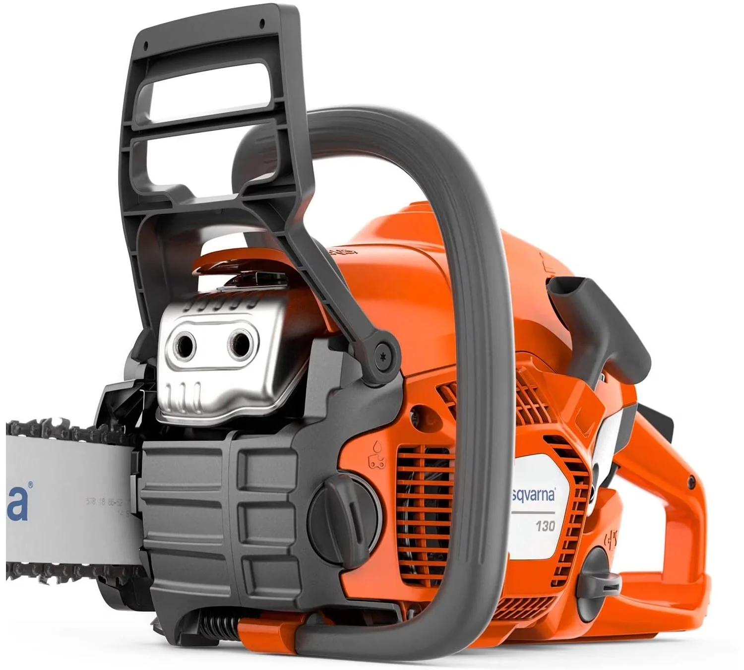 Reliable Chainsaw with Automatic Chain Oiler, Features a 16-inch bar length - Orange Model E5258B