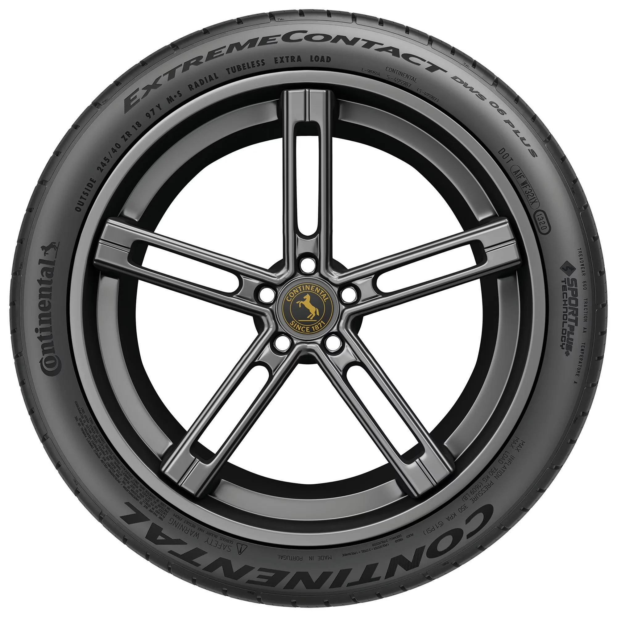 Quality Car Tire with 108W, Fits Multiple Makes And Models - DWS06 - Ergonomic Design Model A663BB