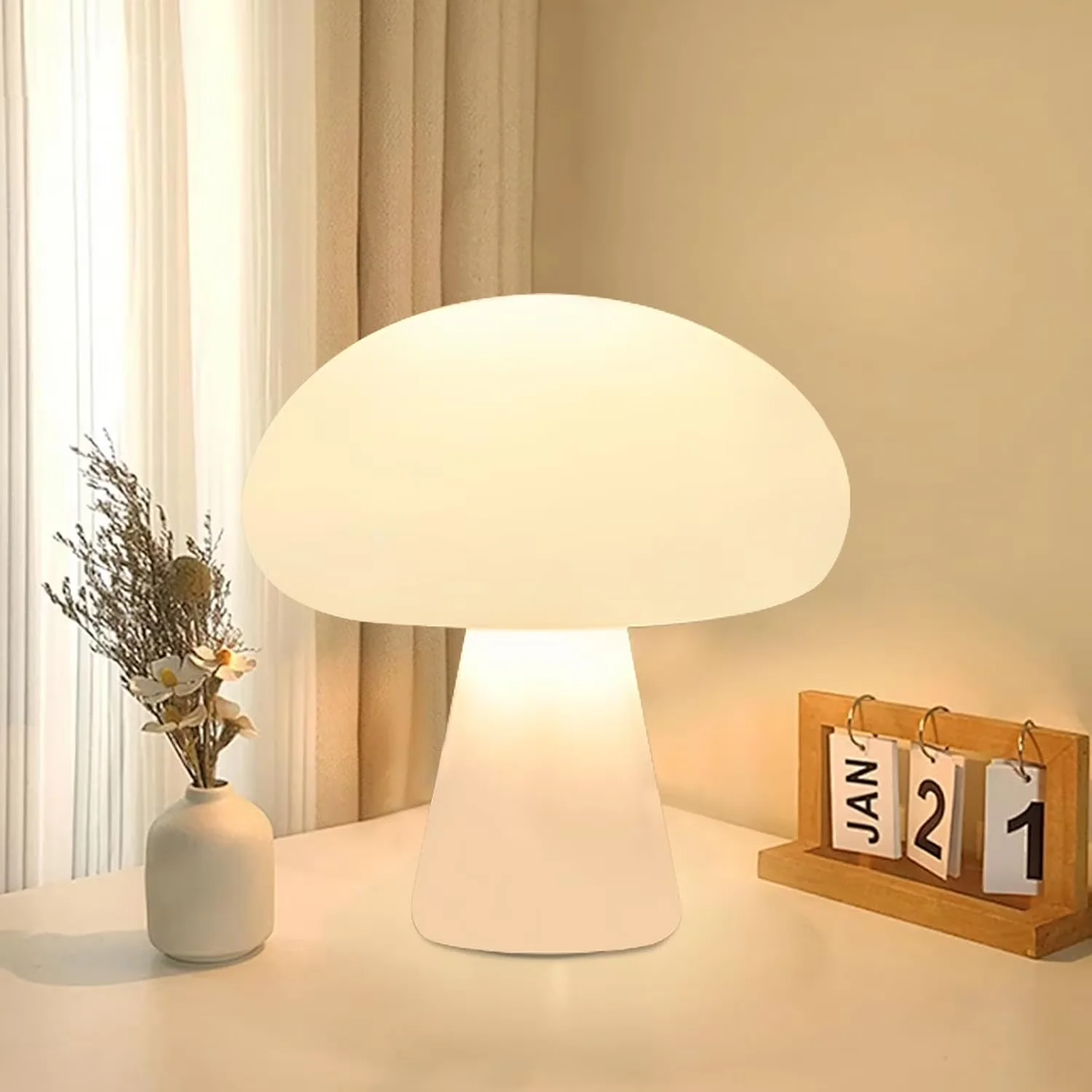 Professional Lamp with Bedside Lamps, Contemporary, Dimmable - Metal White for Kids Room, Living Room Model D5182E