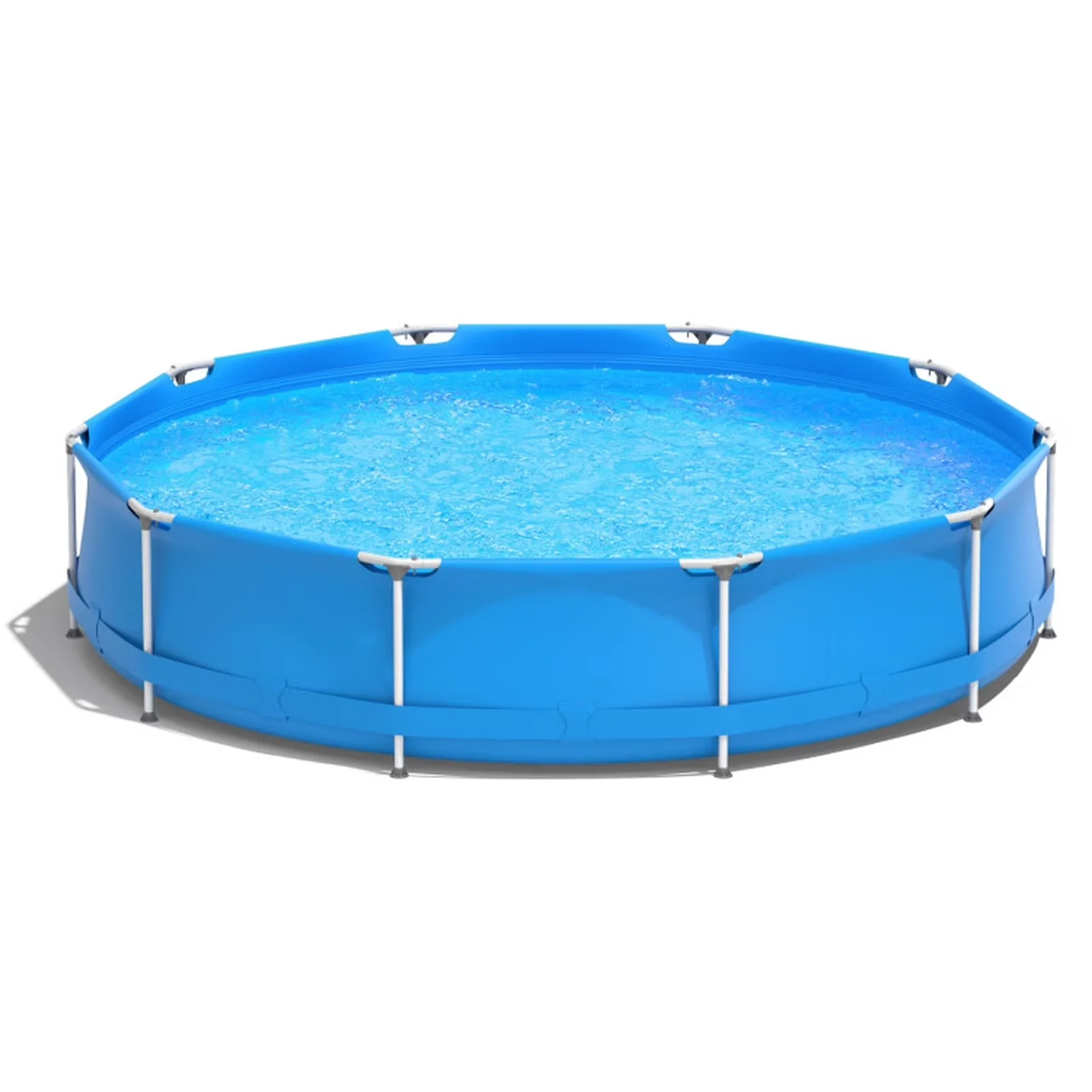 Above Ground Pool Versatile with Uv Resistant, Height of Water Line: 23.5'', 3-Layer PVC Mesh - Blue Model A4E2E6