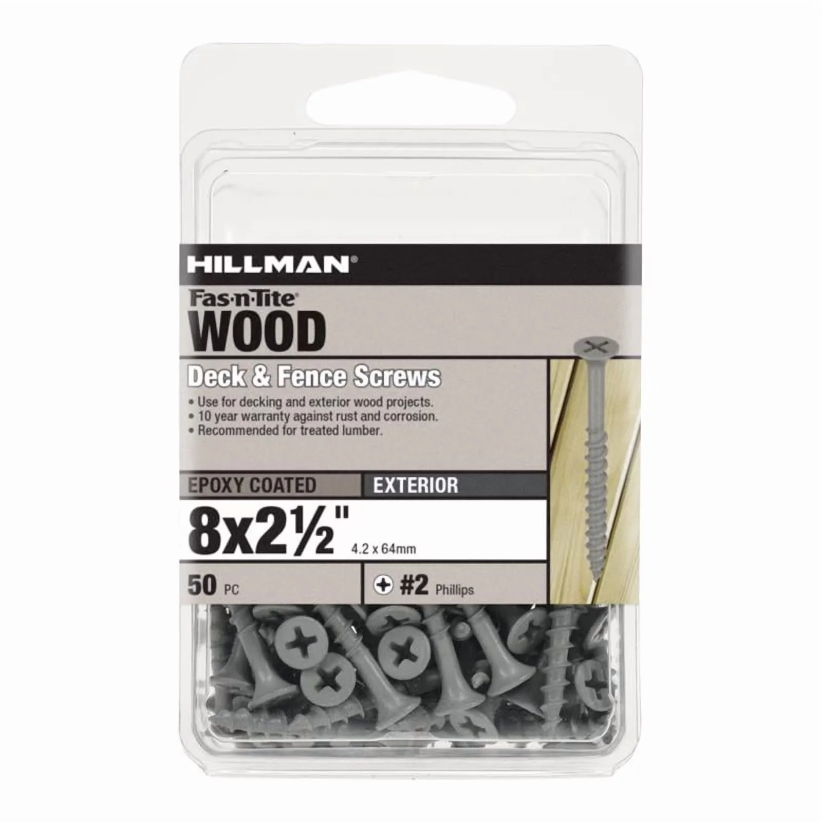 Fastener Reliable with Drive Style: Phillips, Length: 2-1/2 in. - Multicolor Metal Model 5100C2