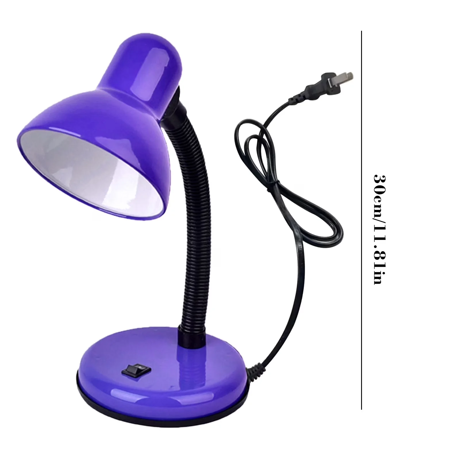 Versatile Desk Lamp with LED, Energy Efficient, Task Lamps - Plastic Purple Model 9E5989