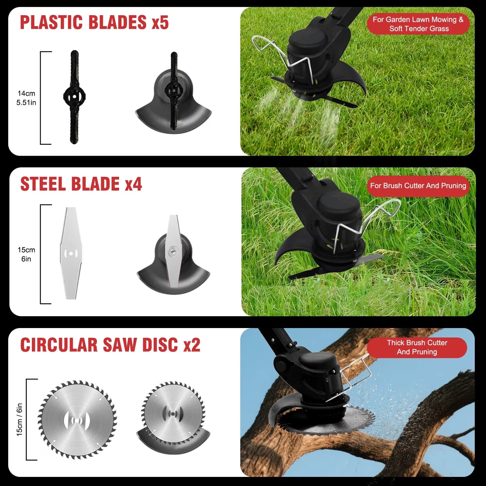 Efficient String Trimmer with Battery, Extendable, 2 Battery - Weed - Professional Series Model 75CA9E