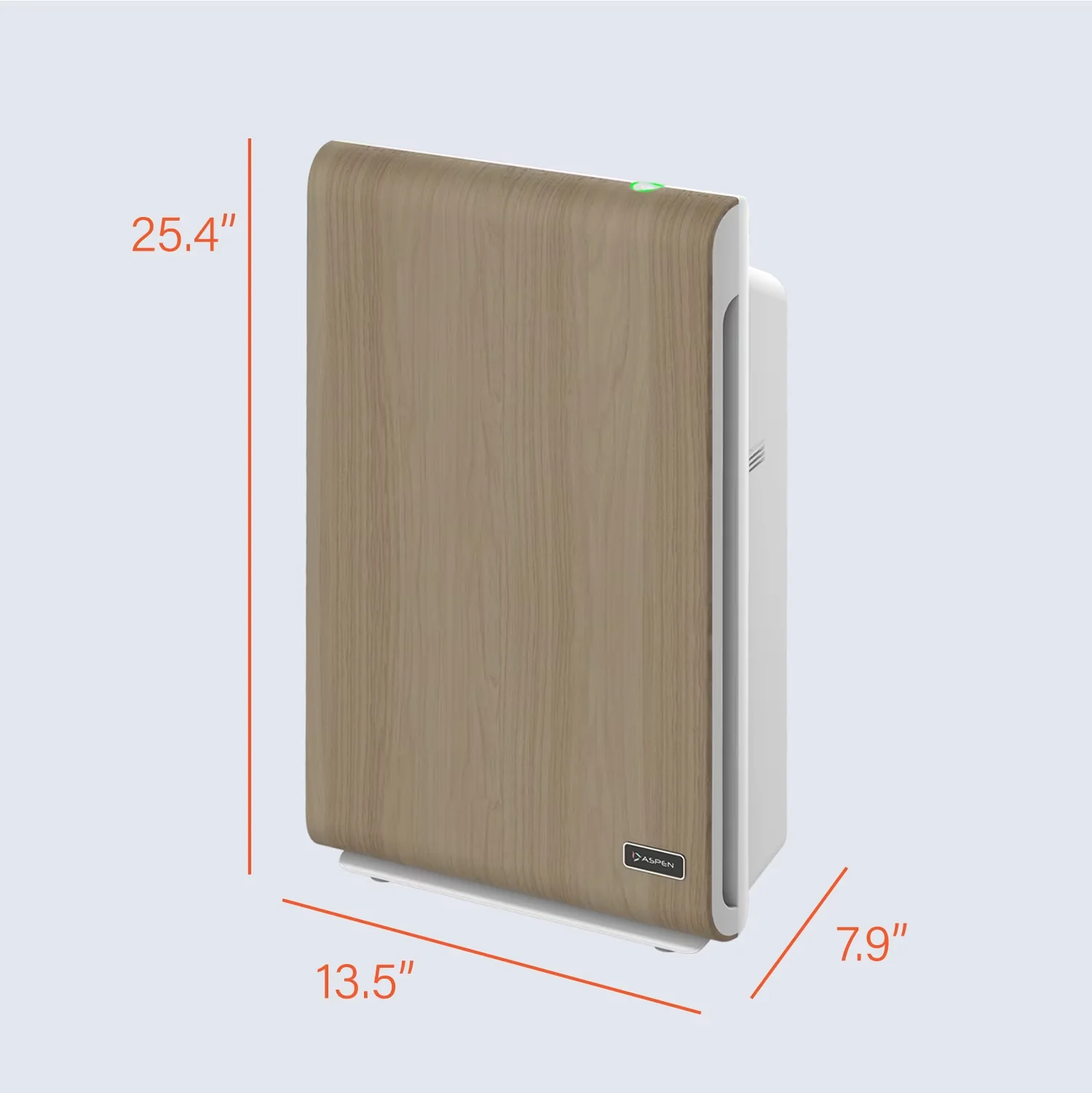 Air Purifier Modern with Automatic Shut-Off, Smart - Gold for Large, Rooms Model 00FD9F