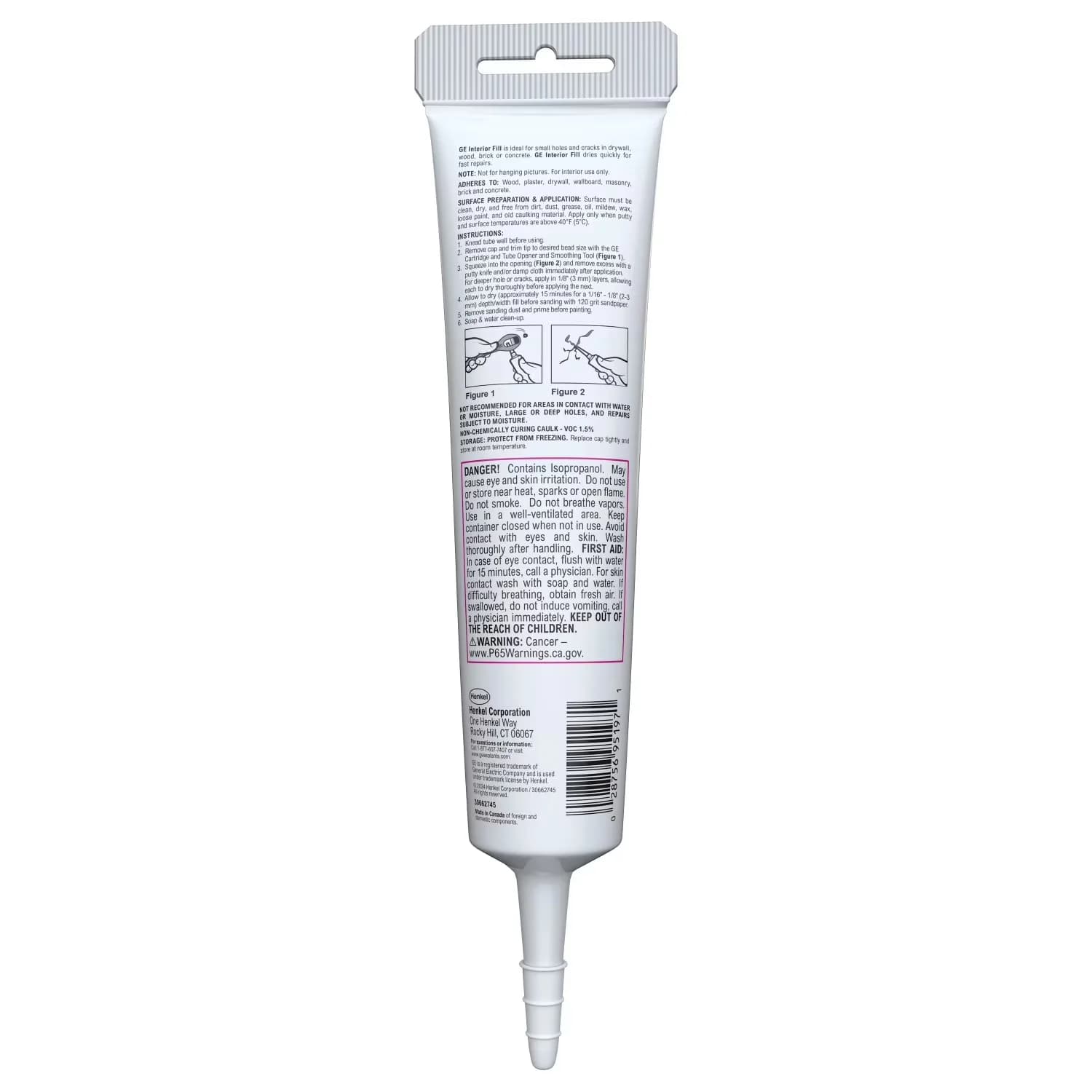 Essential Adhesives Glues In Paint Supplies Tool with 15-minute speed dry, White 5.5 oz Tube - White Model 827192