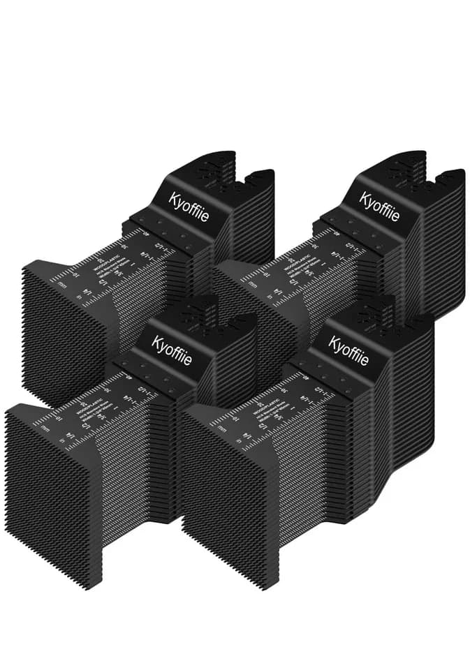 Quality Power Tool with Useful for both indoor and outdoor use., Black, 10Pcs Oscillating Saw Blades - Model 0CCED2
